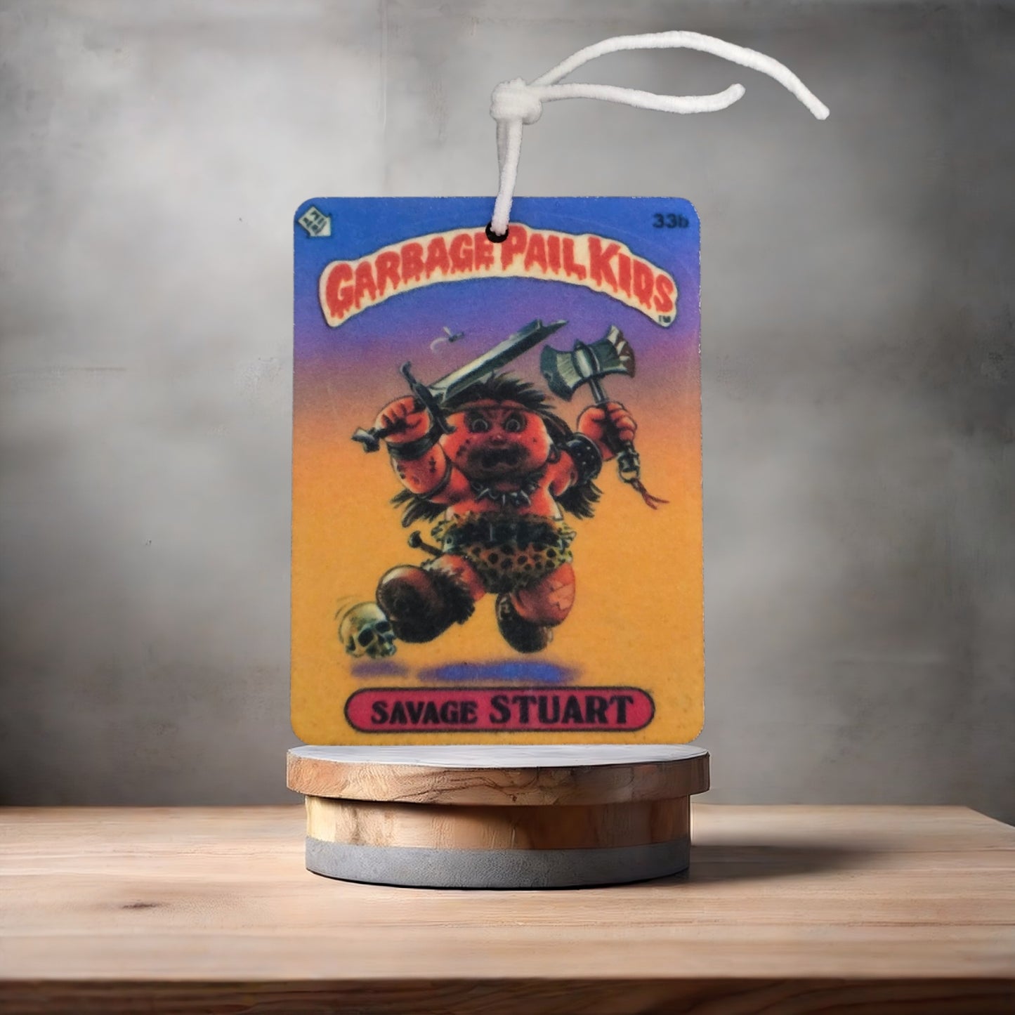 Garbage Pail Kids car air freshener. Many scents to choose from. Made Mike and Savage Stuart