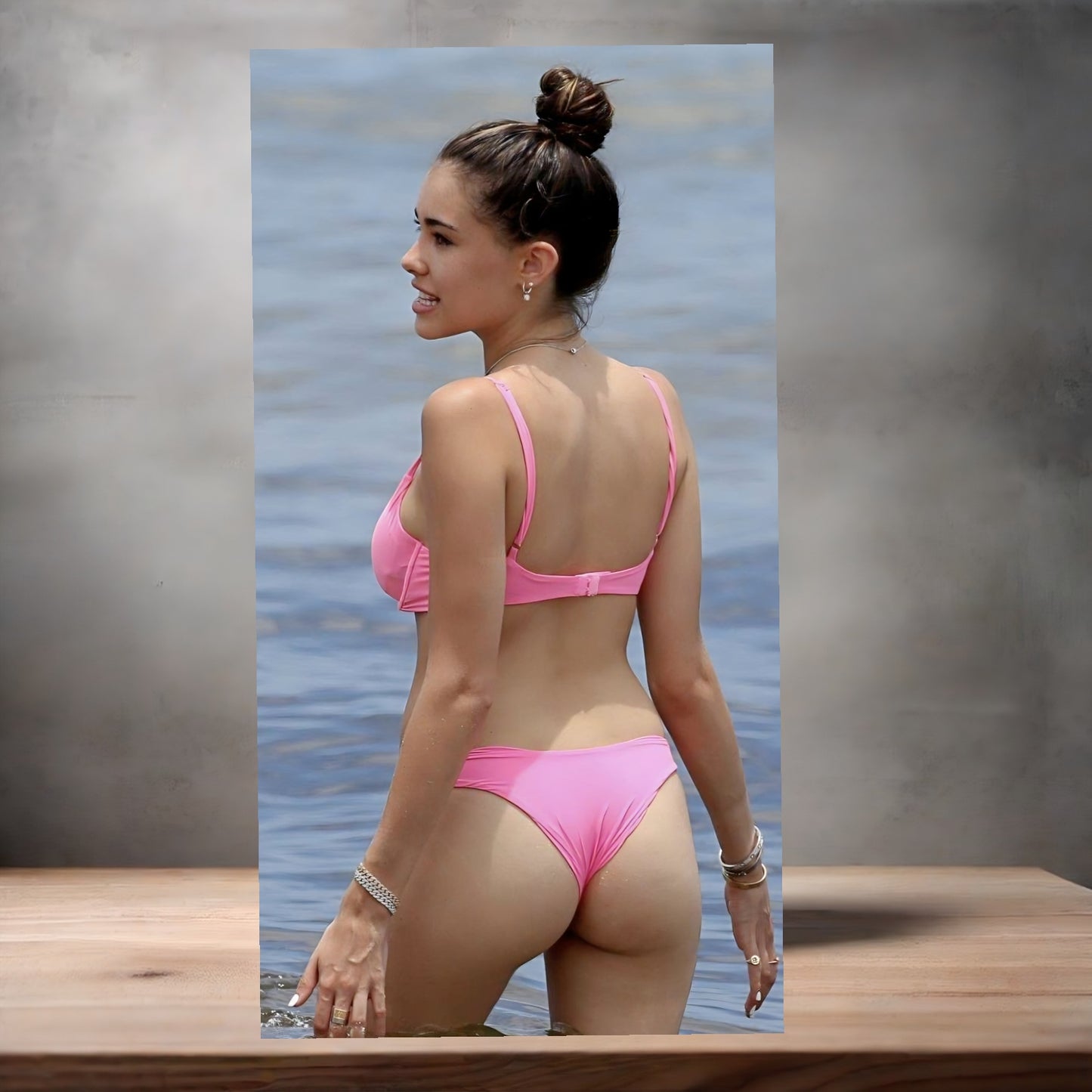 Sexy Madison Beer poster on aluminum print. Multiple sizes available. v7