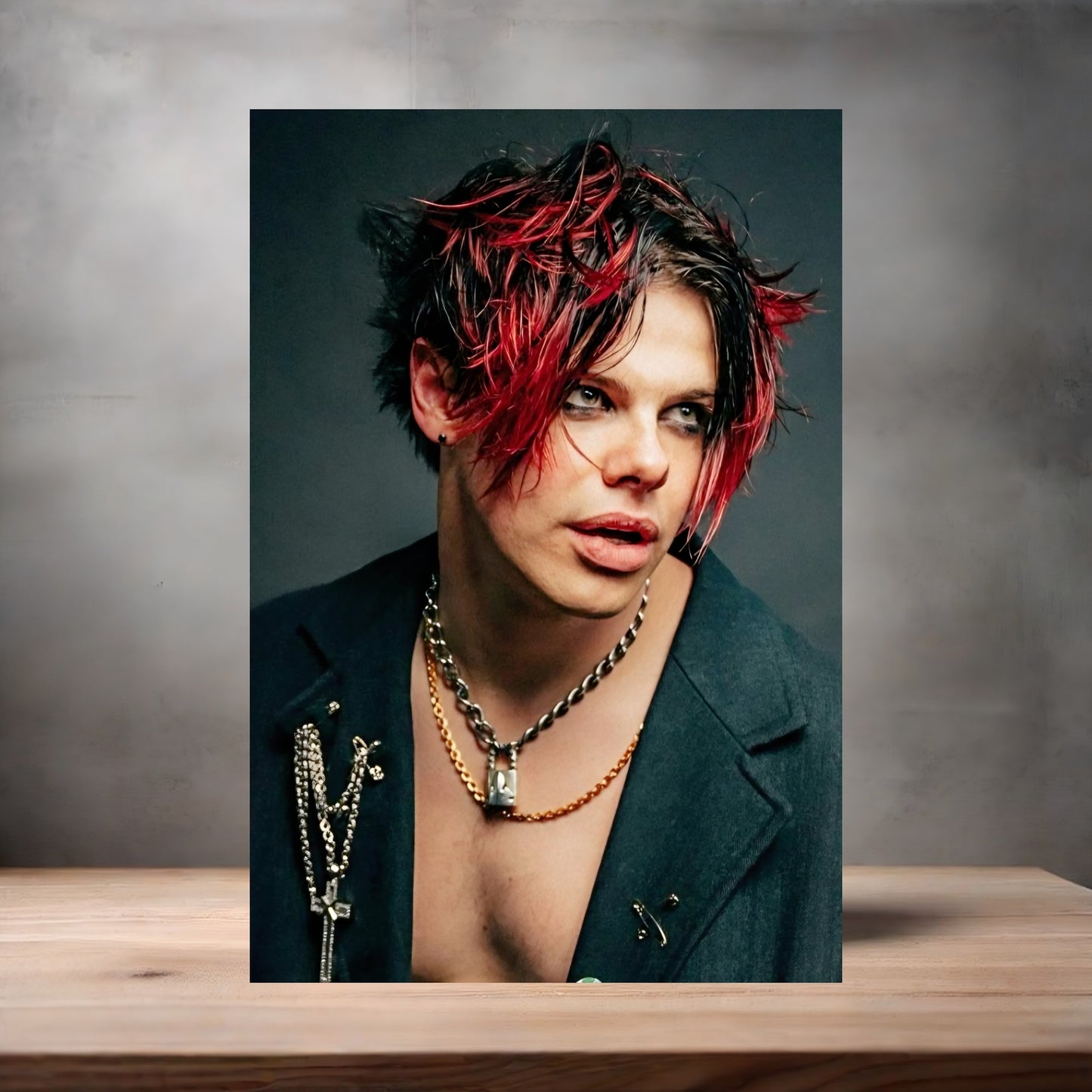 Yungblud poster on aluminum print. Multiple sizes available. C