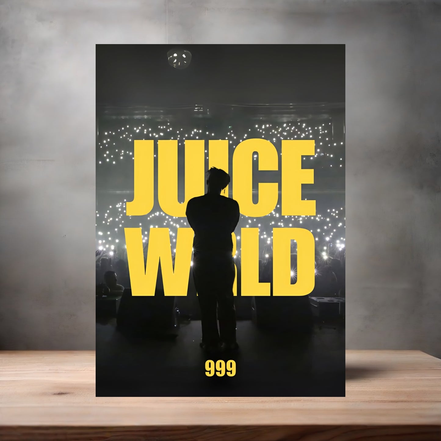 Juice Wrld poster on aluminum print. Multiple sizes available. 1