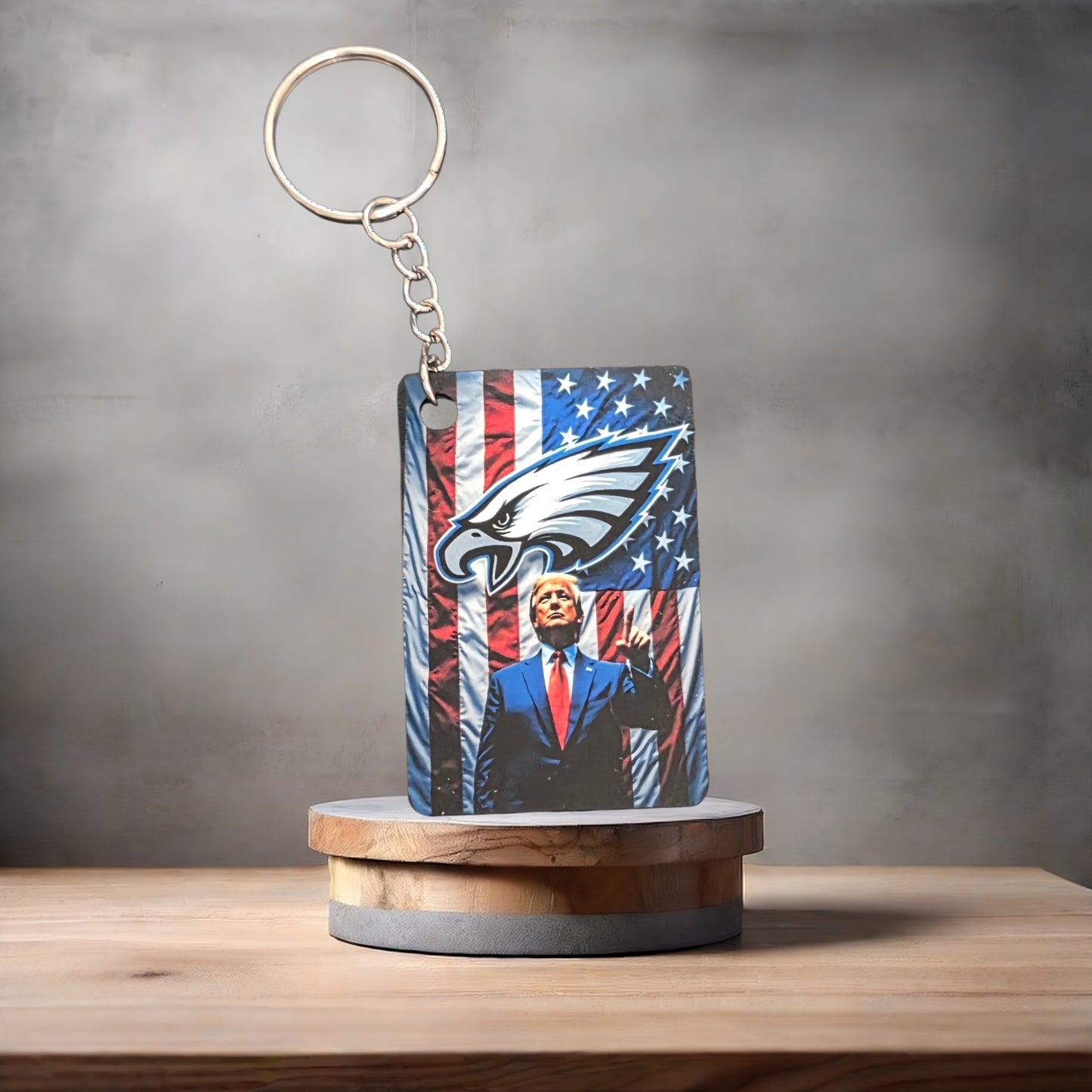 Philadelphia Eagles and Donald Trump car air freshener and keychain bundle. Many scents to choose from.