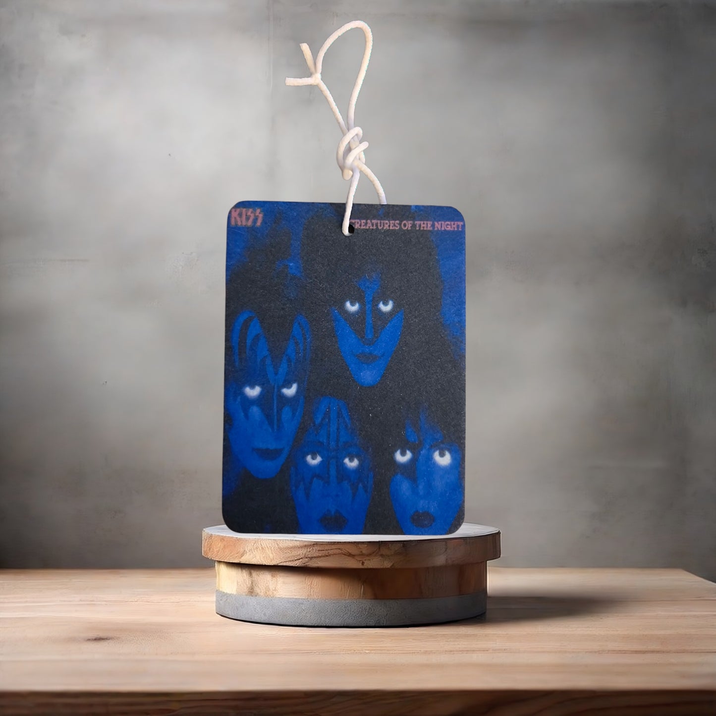 Kiss creatures of the night car air freshener. Many scents to choose from.