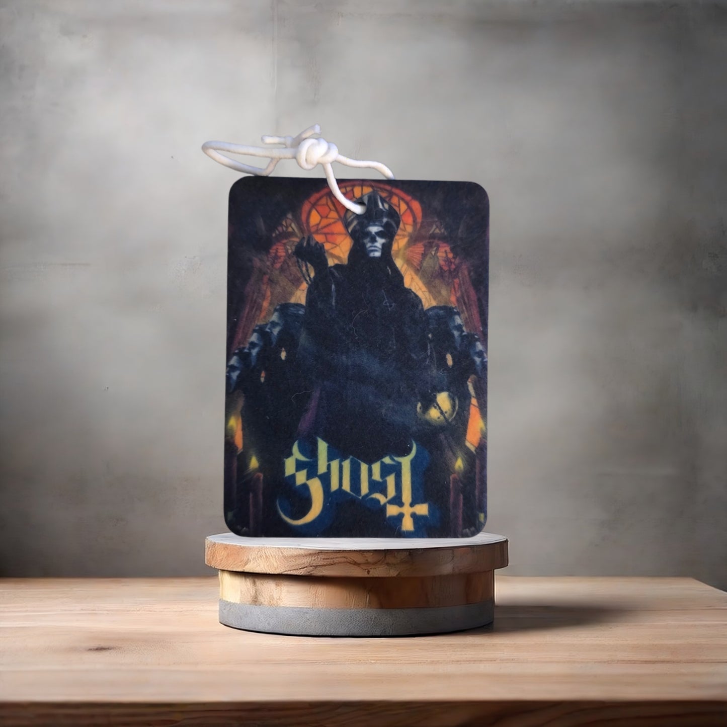 Ghost band car air freshener. Many scents to choose from.
