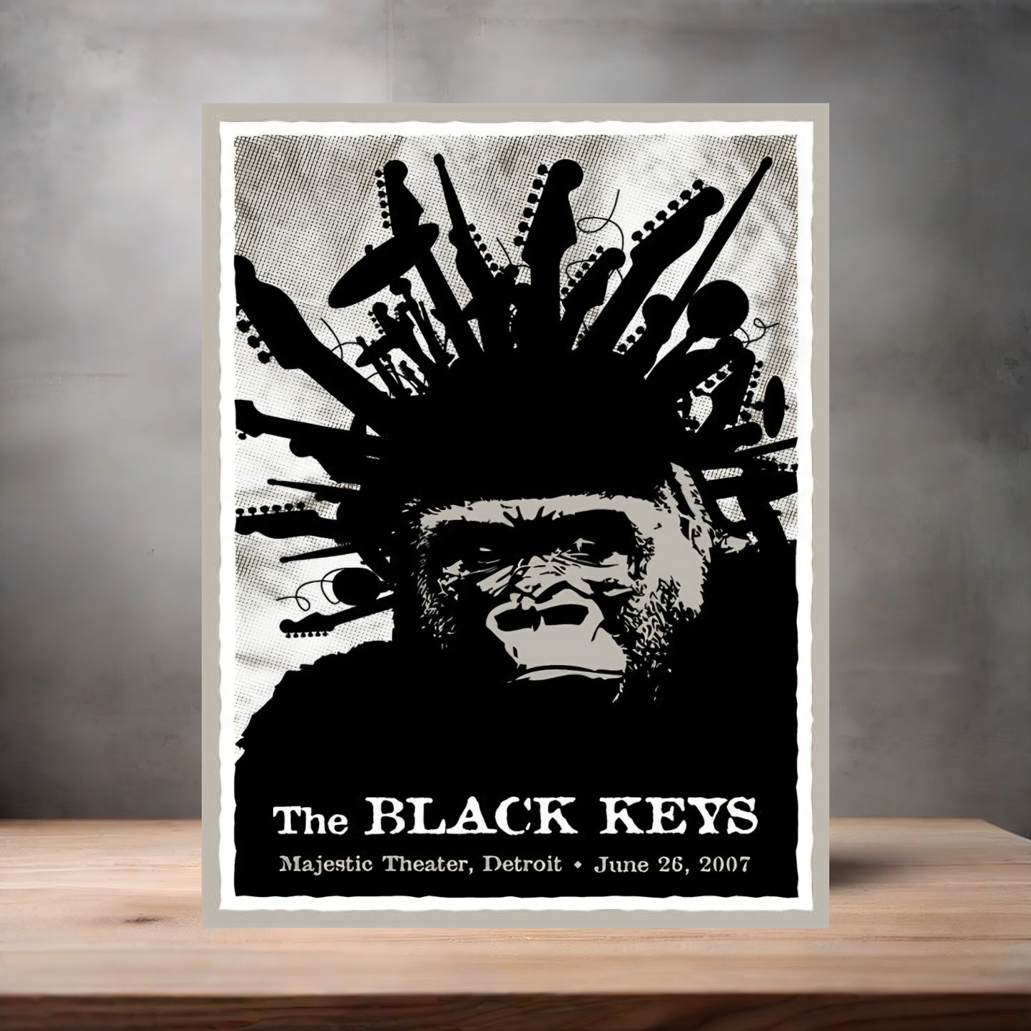 The Black Keys concert poster on aluminum print. Multiple sizes available. V5