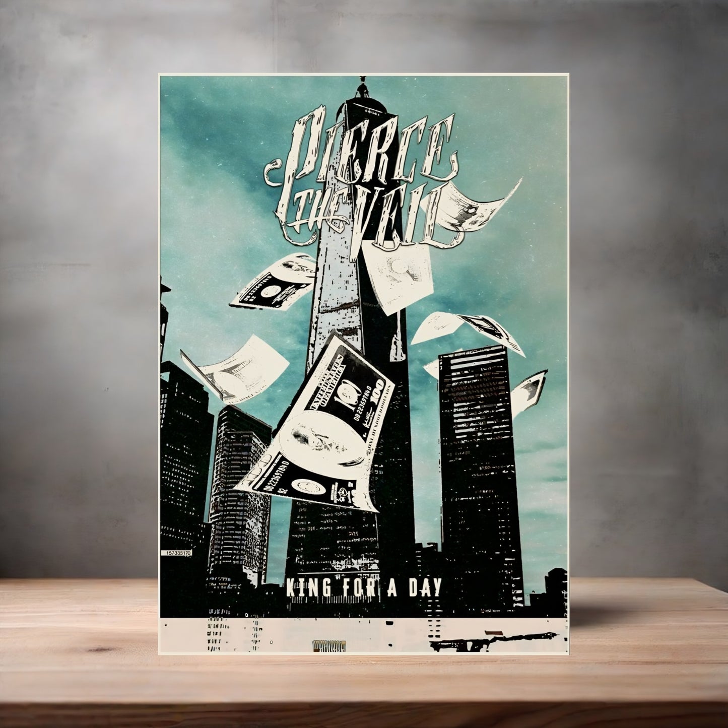 Pierce the Veil poster on aluminum print. Multiple sizes available. I