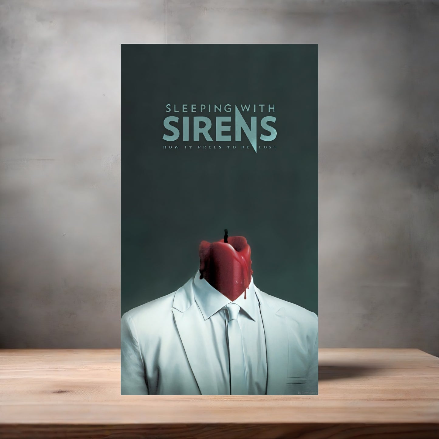 Sleeping with Sirens poster on aluminum print. Multiple sizes available, B