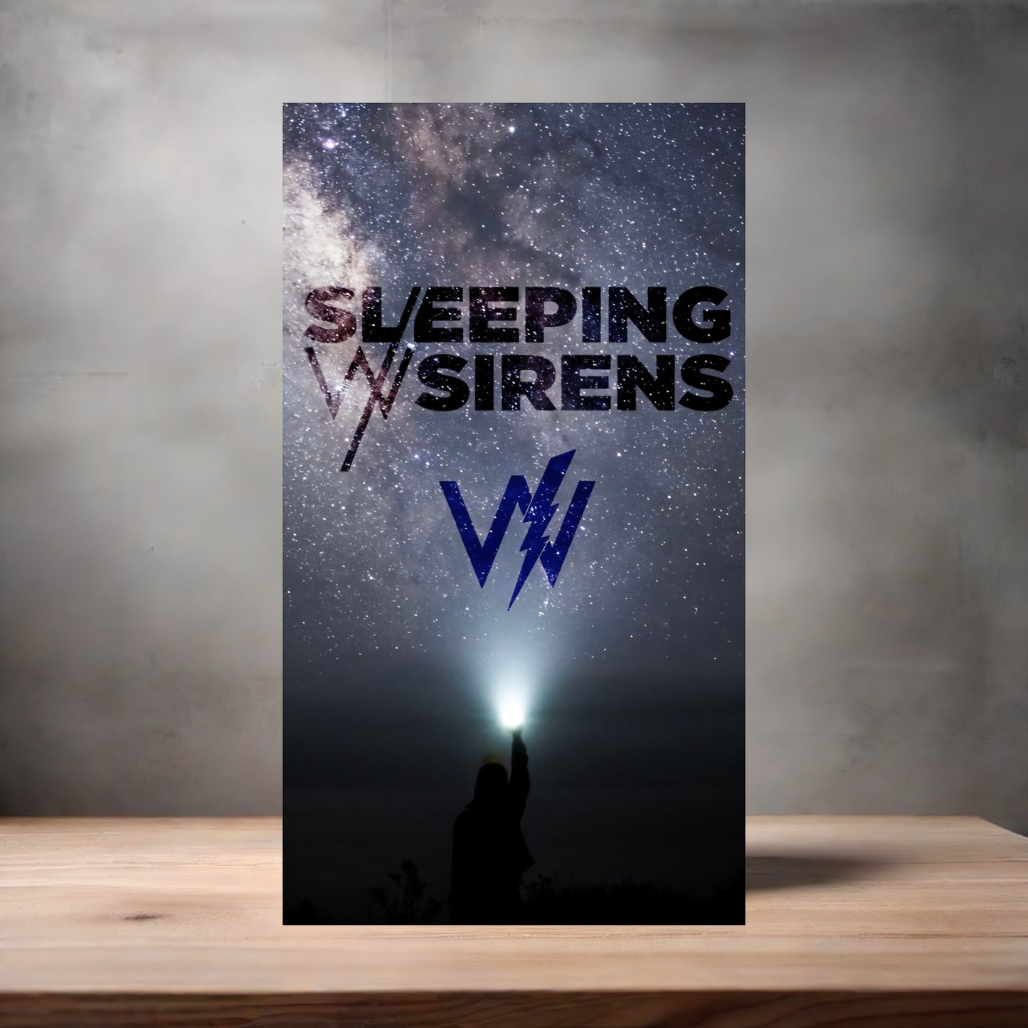 Sleeping with Sirens poster on aluminum print. Multiple sizes available, C
