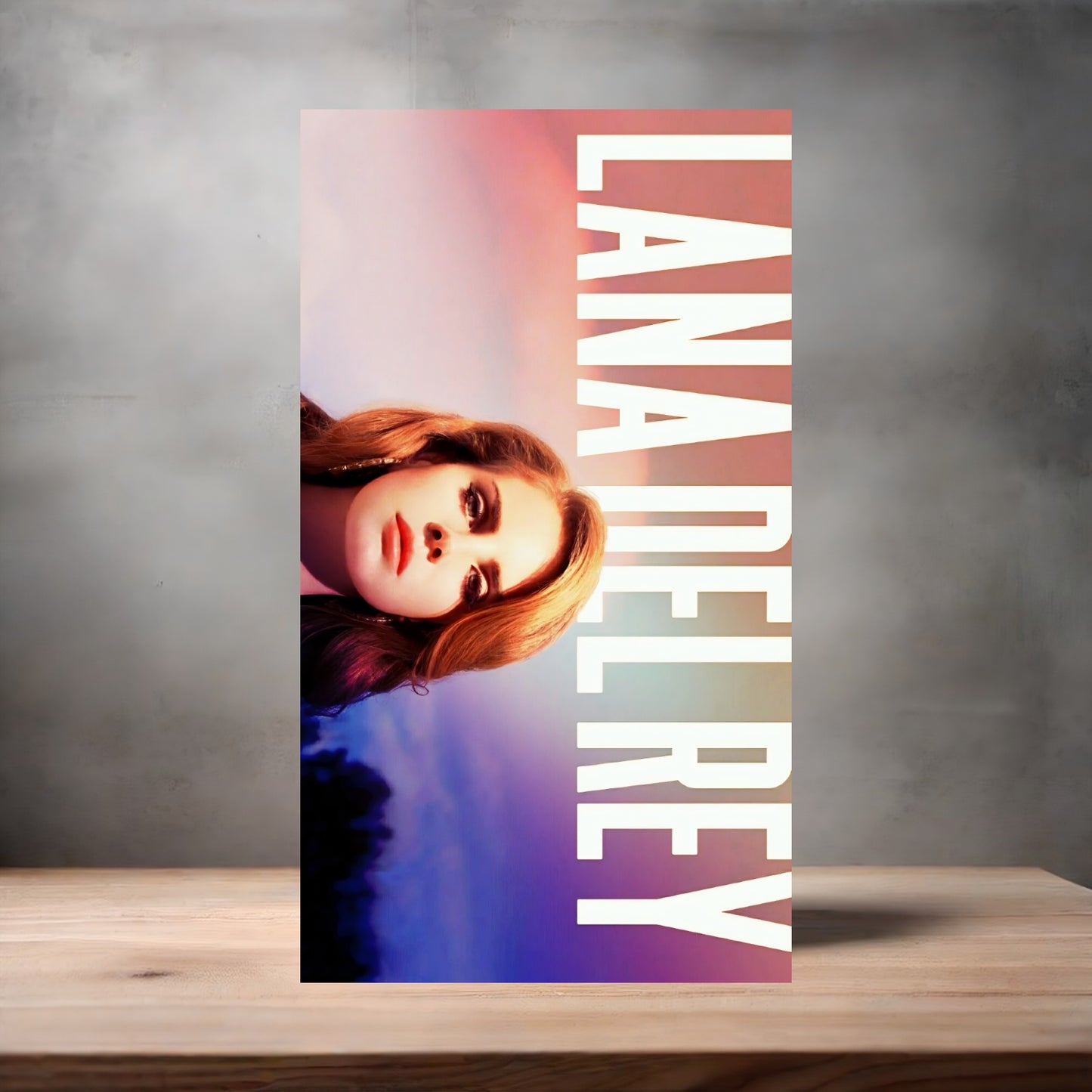 Lana Del Rey poster on aluminum print. Multiple sizes available. G