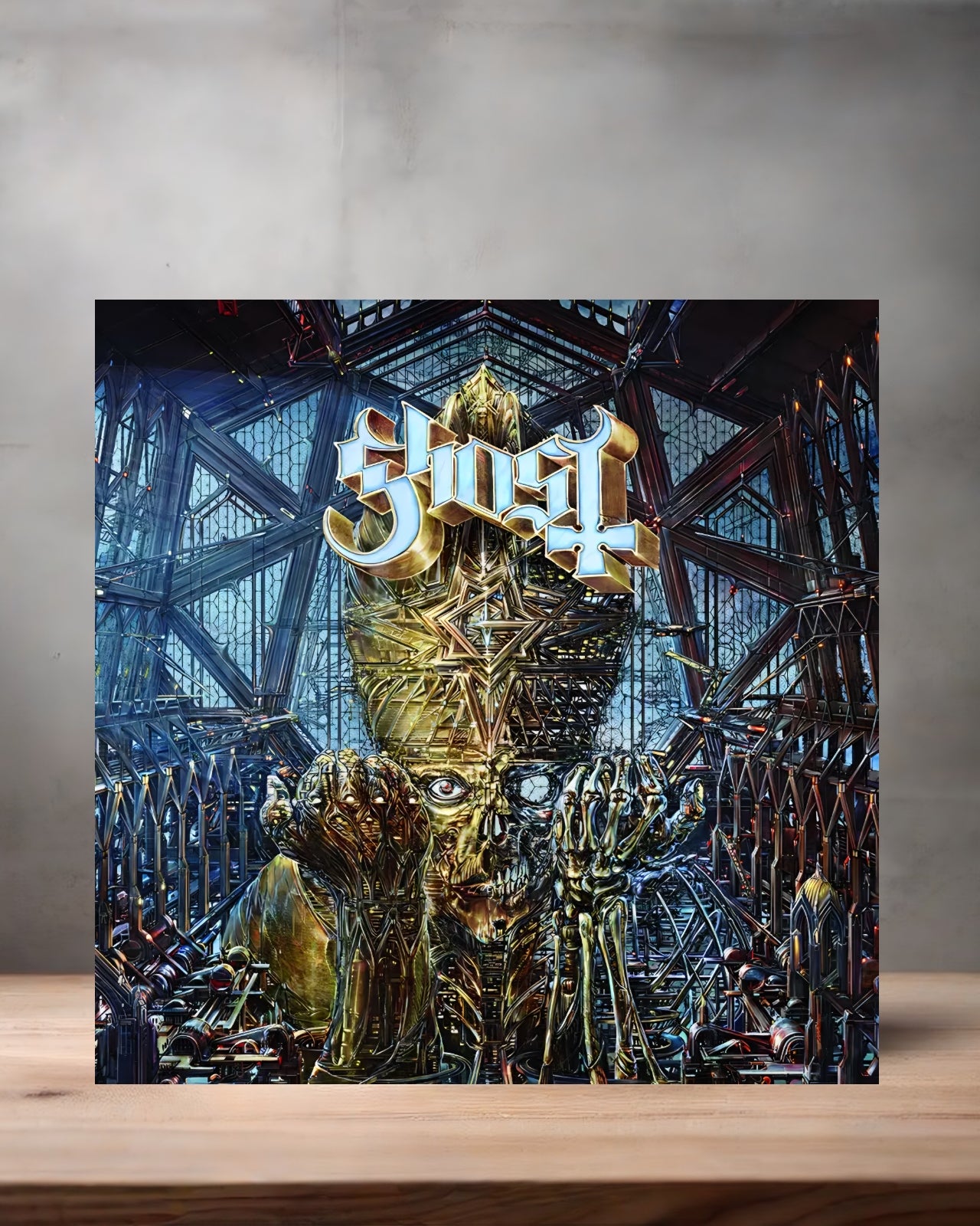 Ghost Album cover on 8" x 8" aluminum print. Impera