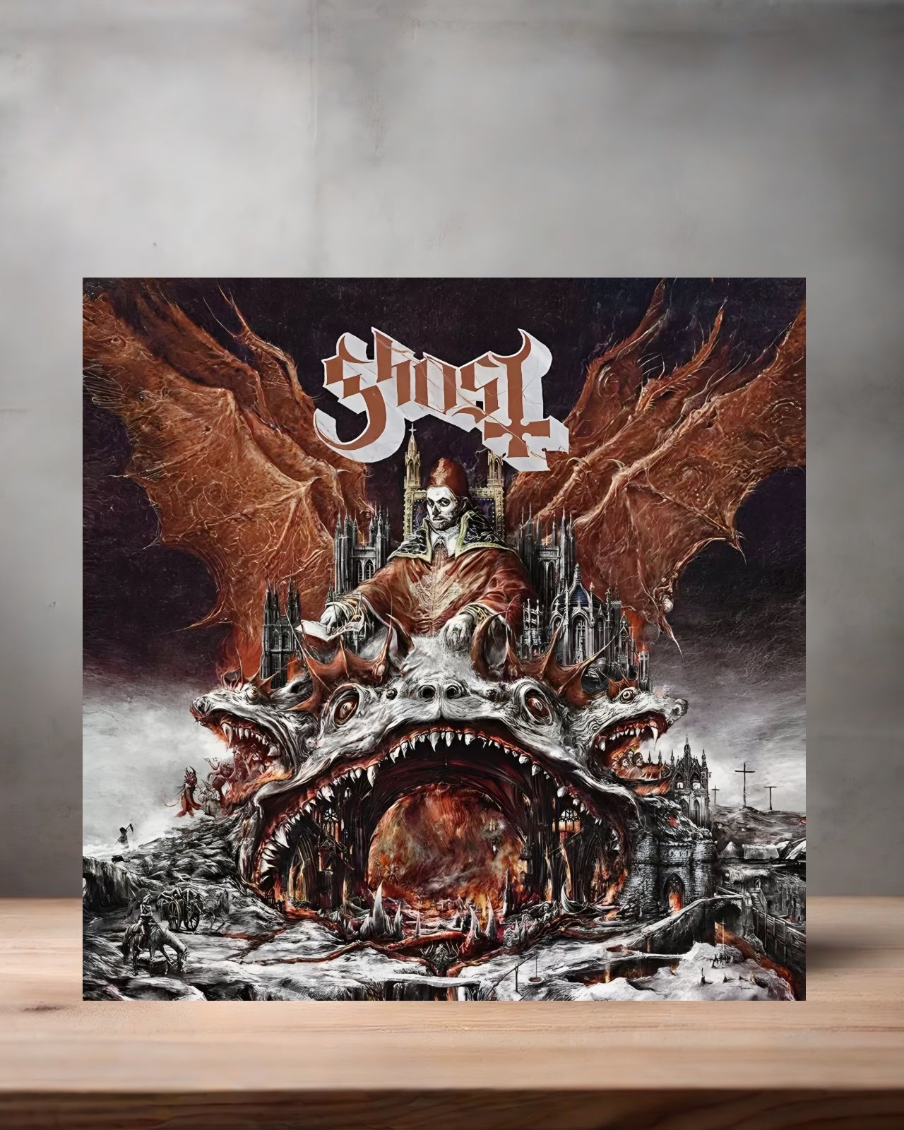 Ghost Album cover on 8" x 8" aluminum print. Prequelle