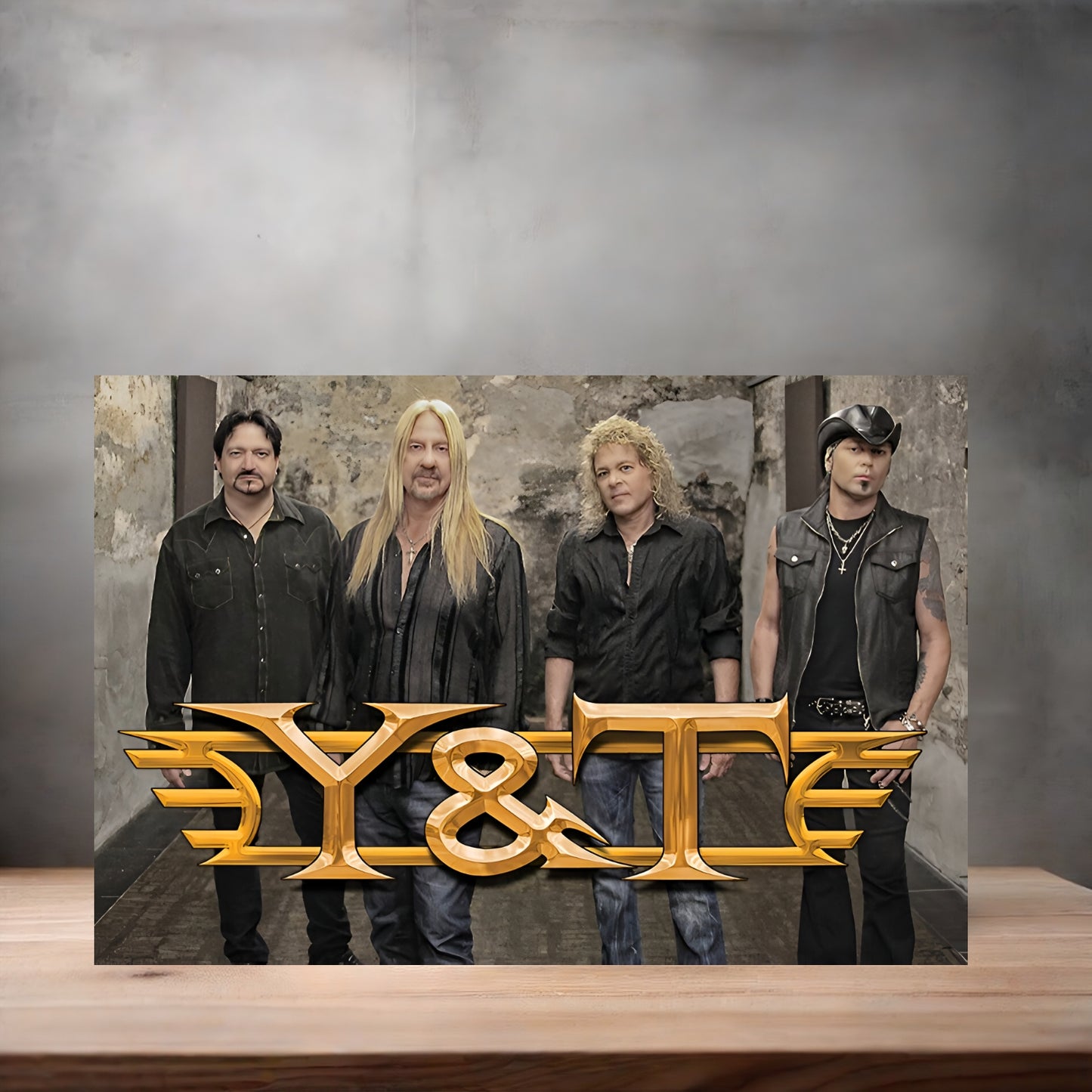 Y&T band poster on aluminum print. Multiple sizes available. C
