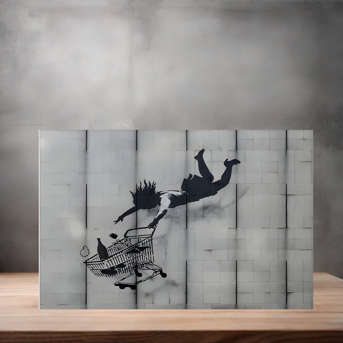 Banksy Graffiti Pop Art metal poster. Multiple sizes available. Shop Till You Drop