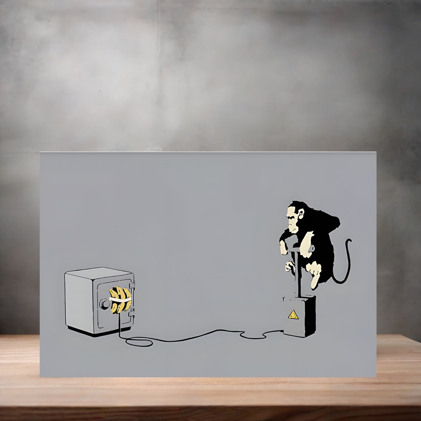Banksy Graffiti Pop Art metal poster. Multiple sizes available. Monkey Detonator