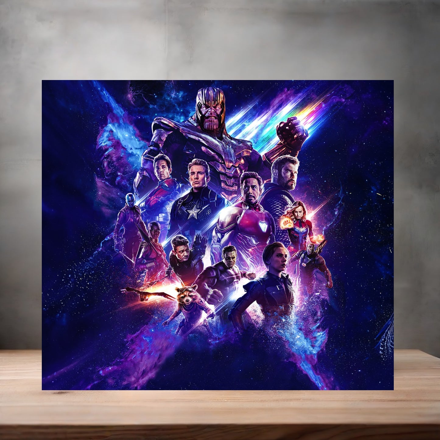Marvel The Avengers 8" x 10" metal poster. Superheroes v3