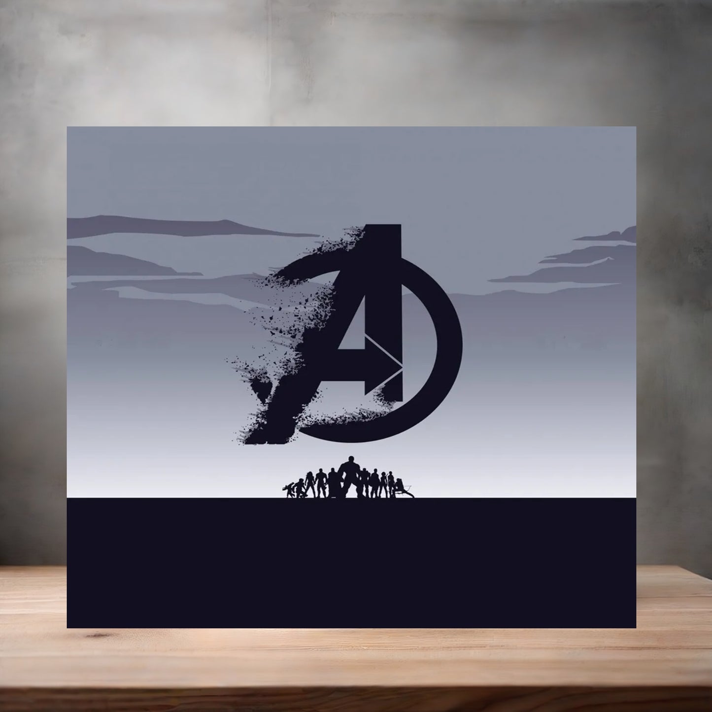 Marvel The Avengers 8" x 10" metal poster. Superheroes v14