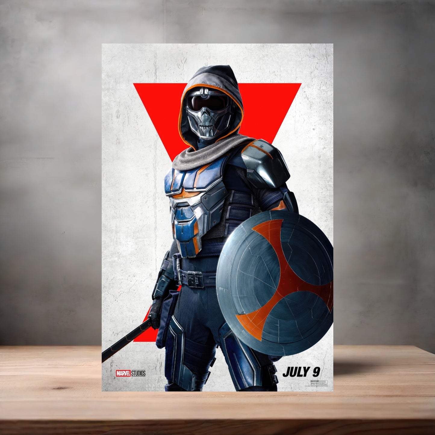 Marvel Black Widow metal poster with multiple size options. Taskmaster