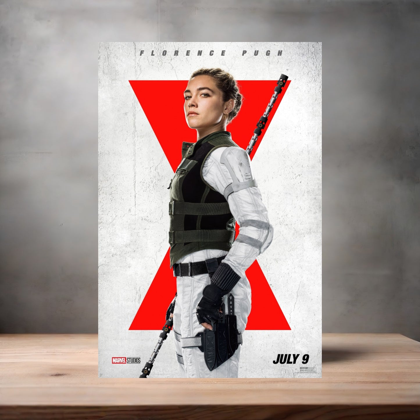 Marvel Black Widow metal poster with multiple size options. Yelena Belova