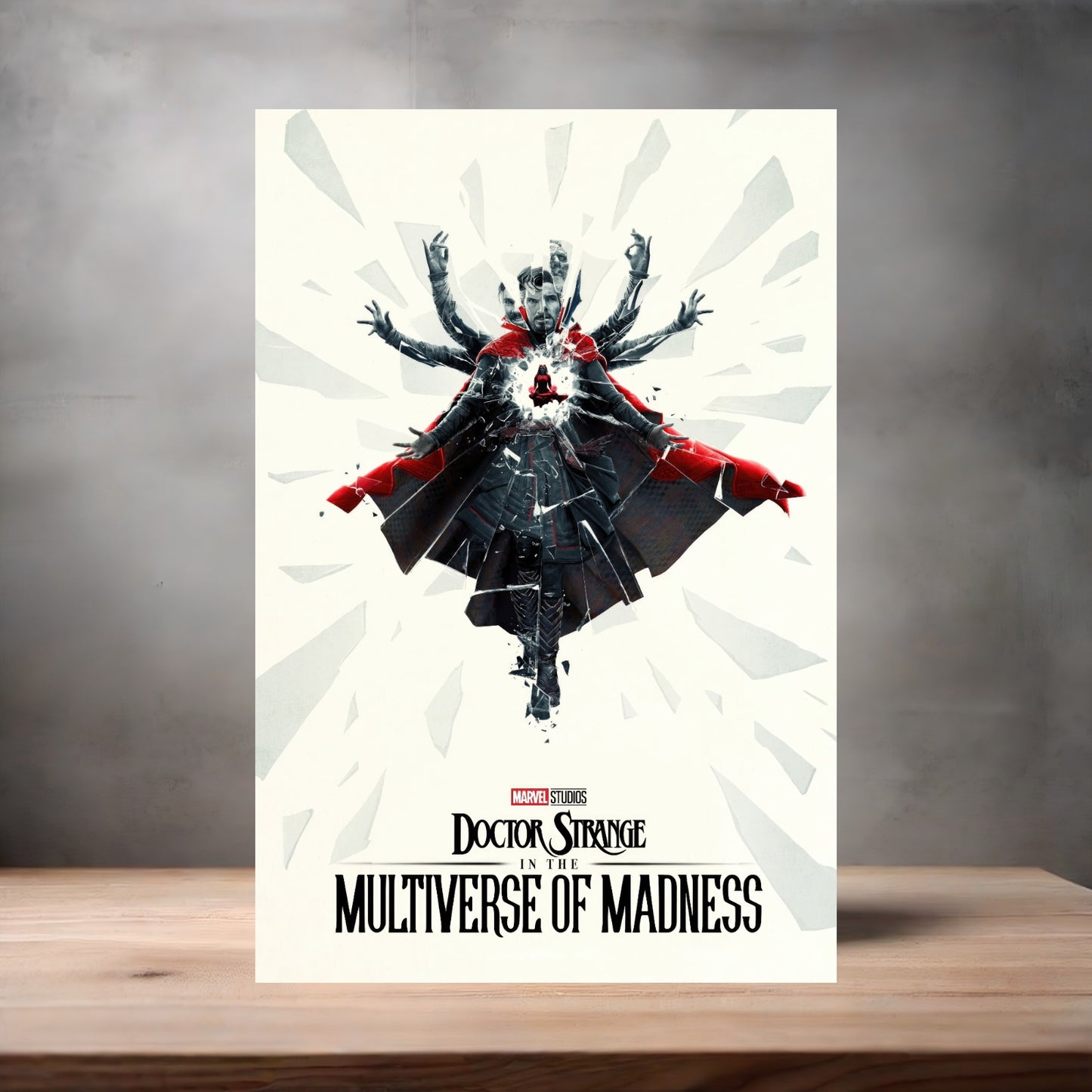 Marvel Studios metal movie poster multiple size options. Doctor Strange Multiverse of Madness