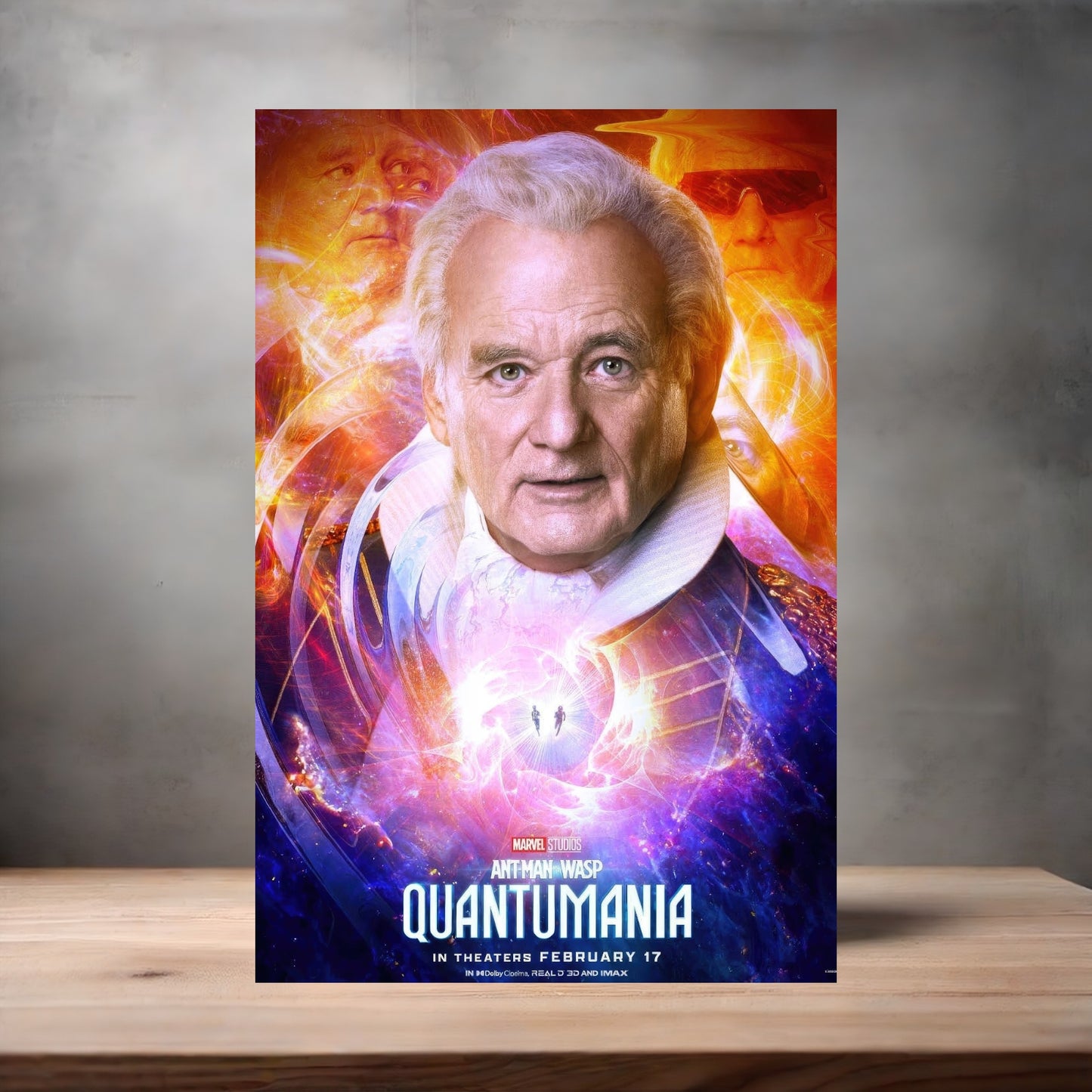 Marvel Studios metal movie poster multiple size options. Quantumania Ant-Man Wasp