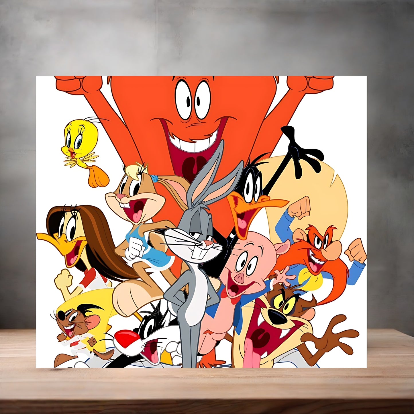 Looney Tunes cartoon characters metal poster. Multiple sizes available. B