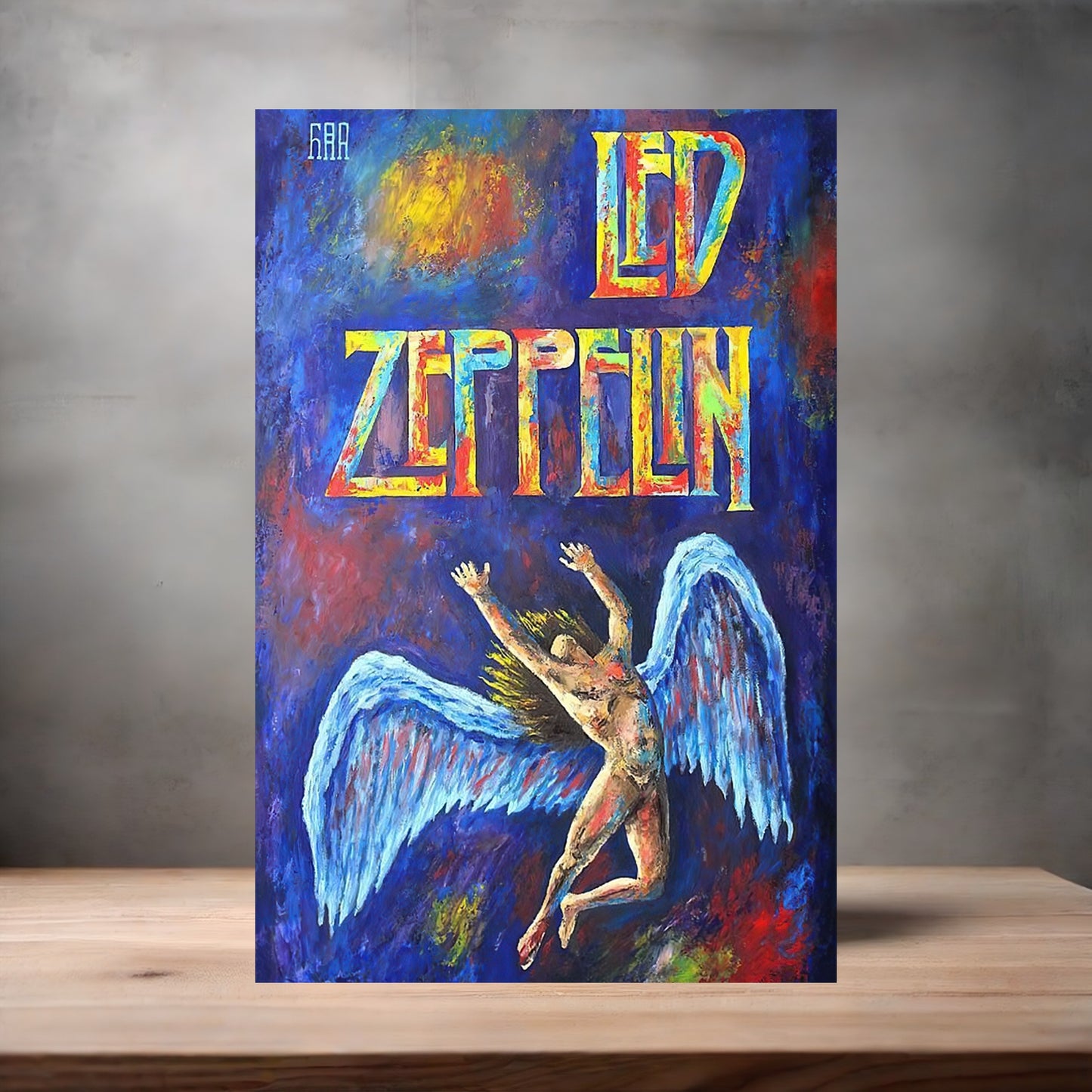 Led Zeppelin metal poster. Multiple sizes available.