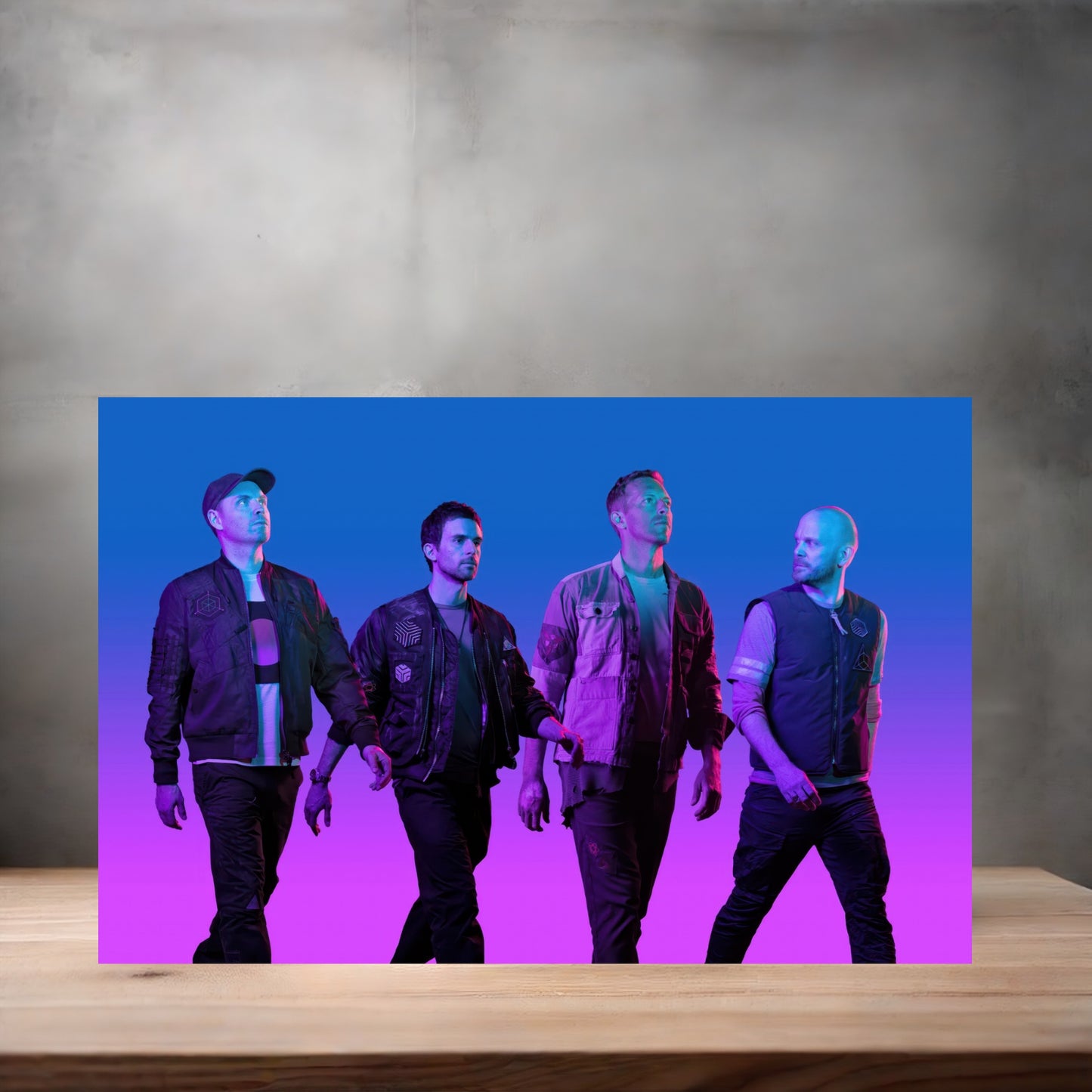 Coldplay poster on aluminum print. Multiple sizes available. H