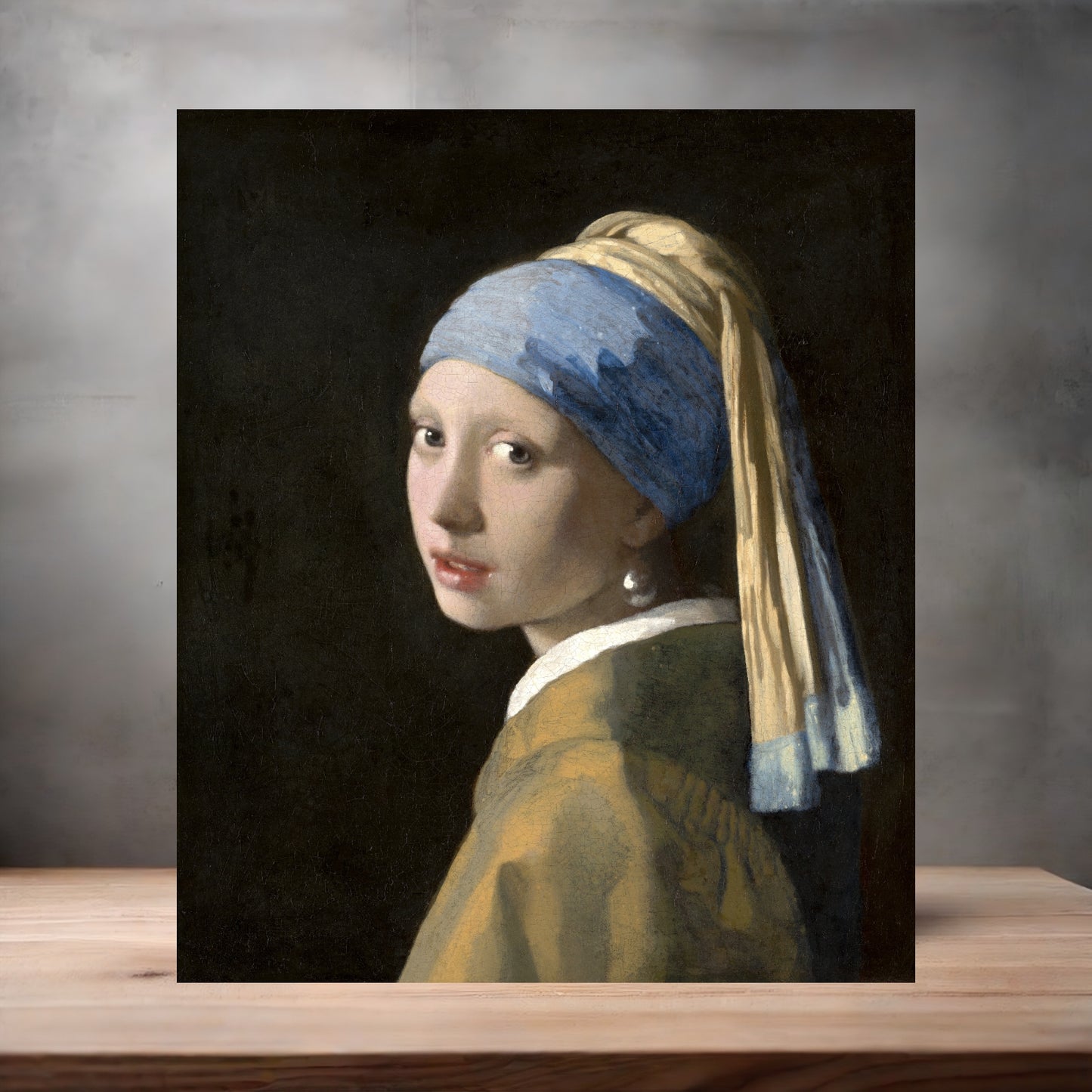 Museum Art on metal poster. Multiple sizes available. Johannes Vermeer Girl with a Pearl Earring