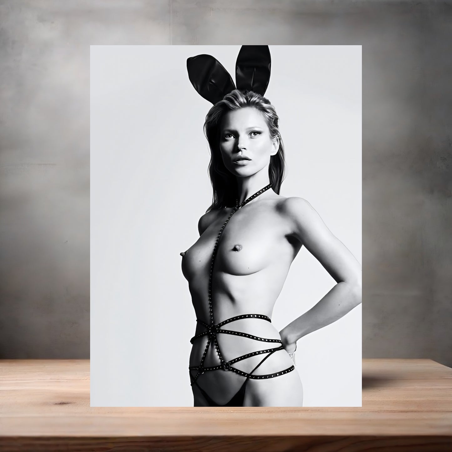 Playboy magazine metal poster. Multiple sizes available. Nude. Kate Moss v10