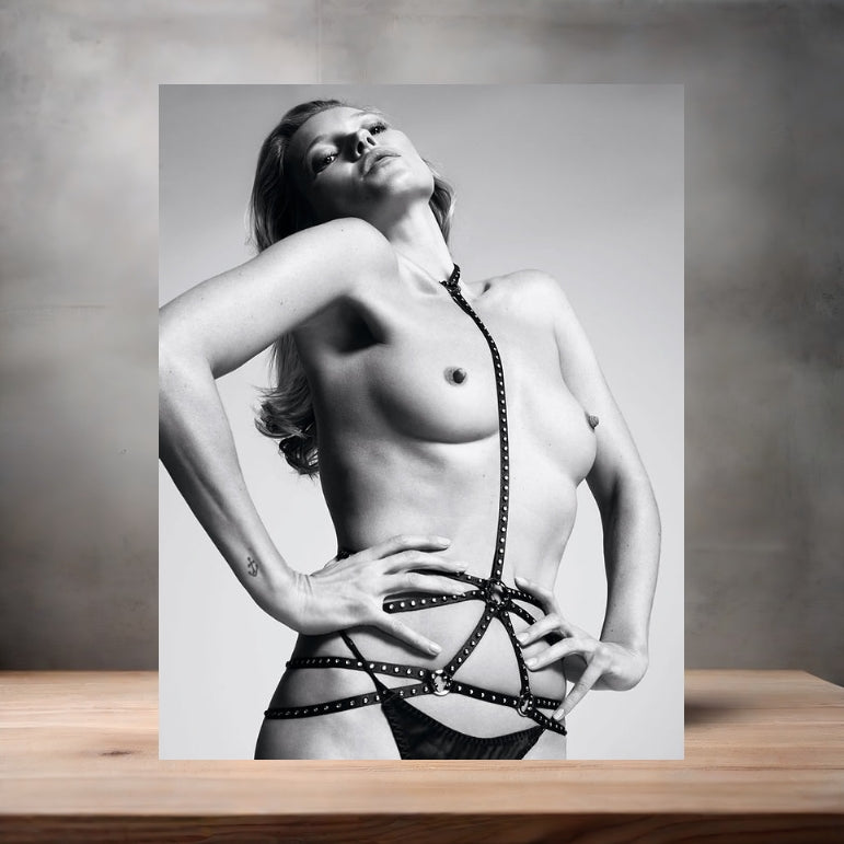 Playboy magazine metal poster. Multiple sizes available. Nude. Kate Moss v9