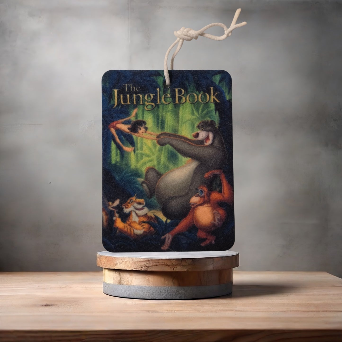 The Jungle Book movie poster car air freshener. Many scents to choose from