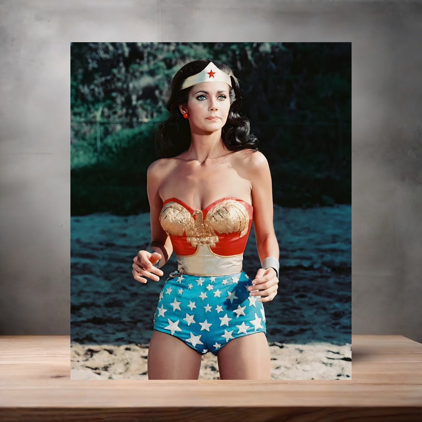 Lynda Carter, Wonder Woman metal poster. Multiple sizes available. Sexy