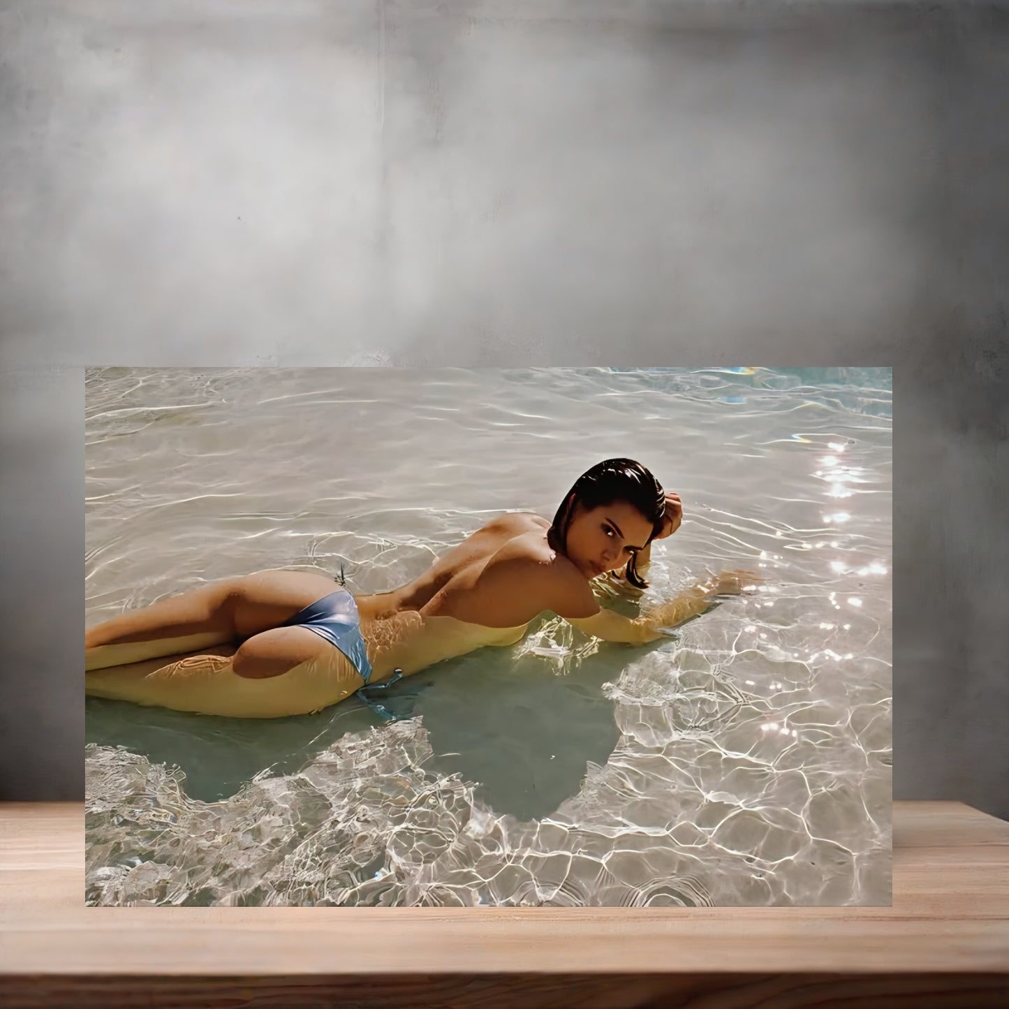 Kendall Jenner metal poster. Multiple sizes available. Beautiful and sexy v2
