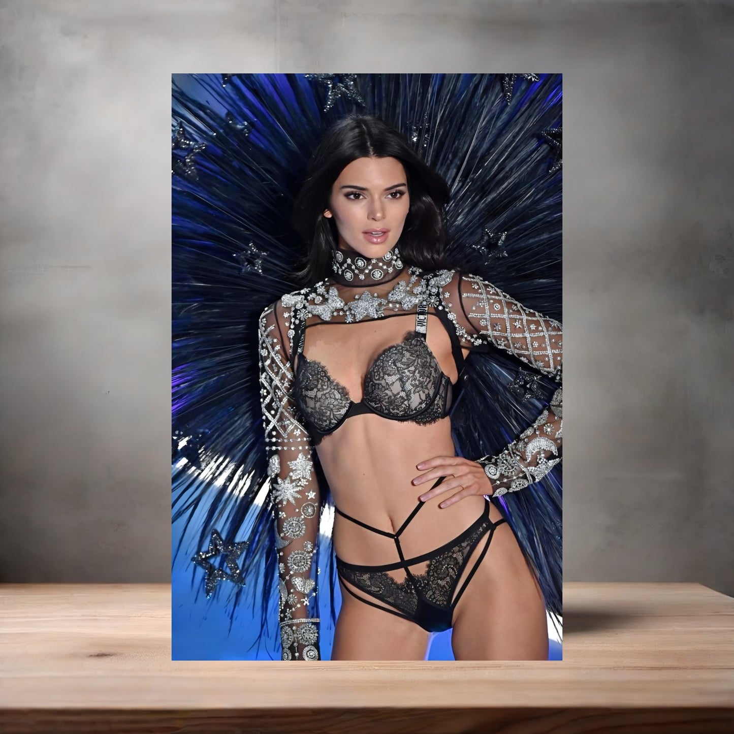 Kendall Jenner metal poster. Multiple sizes available. Beautiful and sexy v4