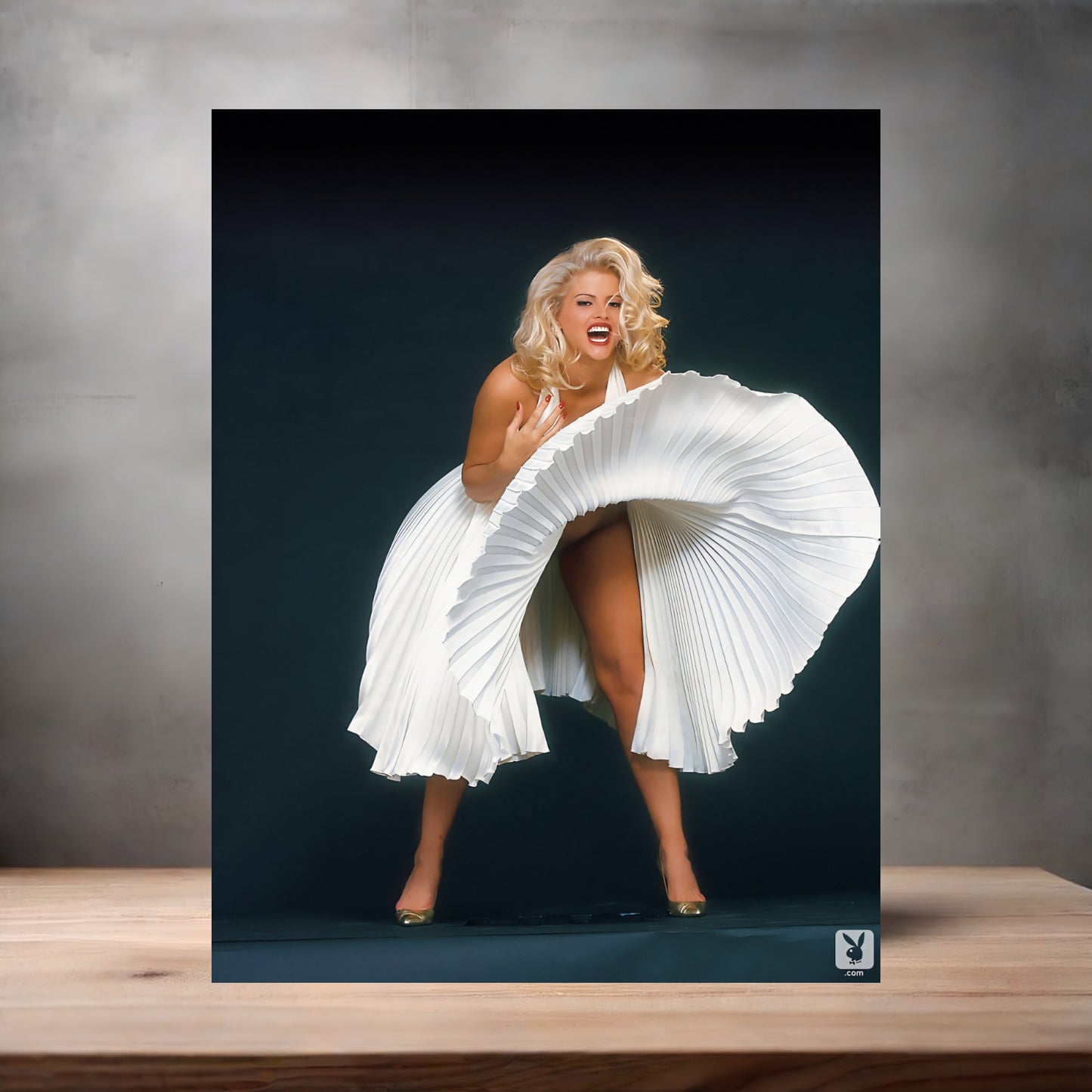 Anna Nicole Smith metal poster. Multiple sizes available. Beautiful and sexy W