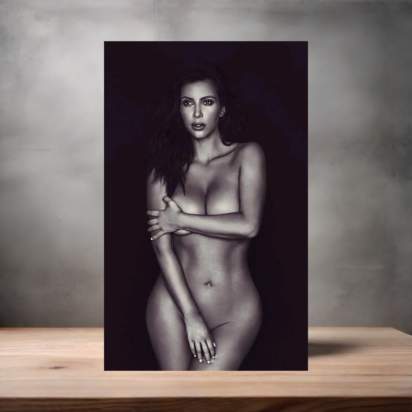 Kim Kardashian metal poster. Multiple sizes available. Beautiful and sexy v22