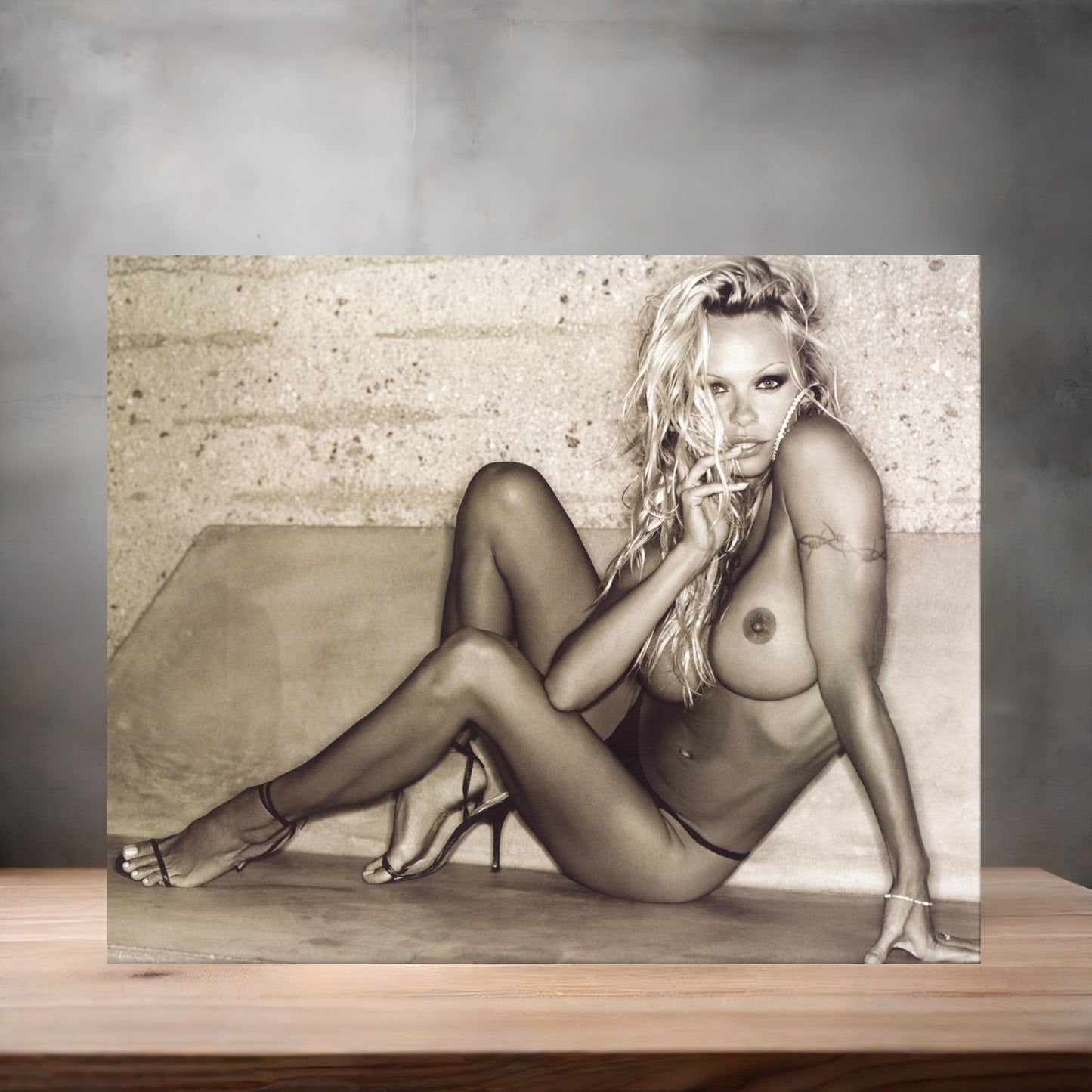 Pamela Anderson NSFW metal poster. Multiple sizes available. Beautiful and sexy D1