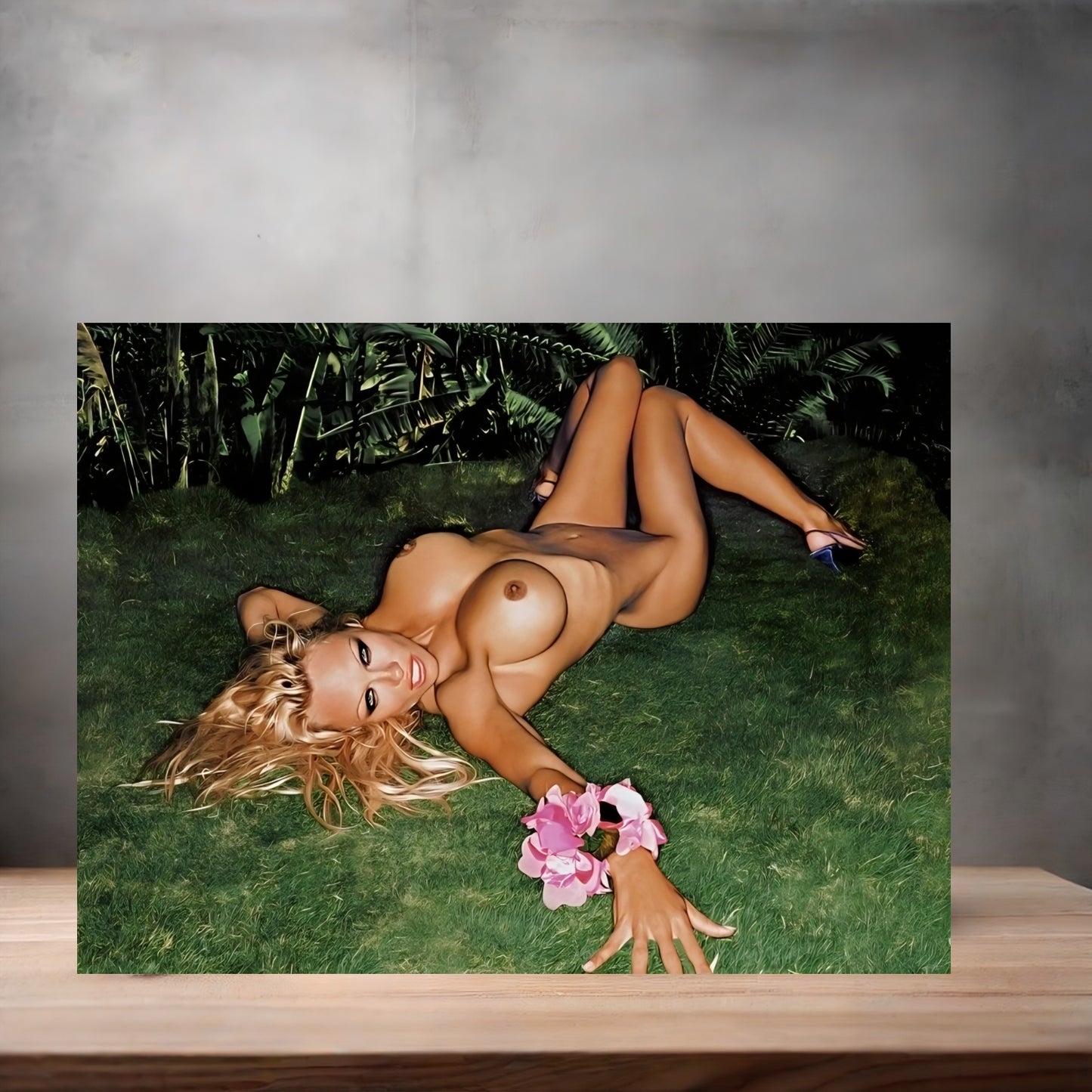 Pamela Anderson NSFW metal poster. Multiple sizes available. Beautiful and sexy K3