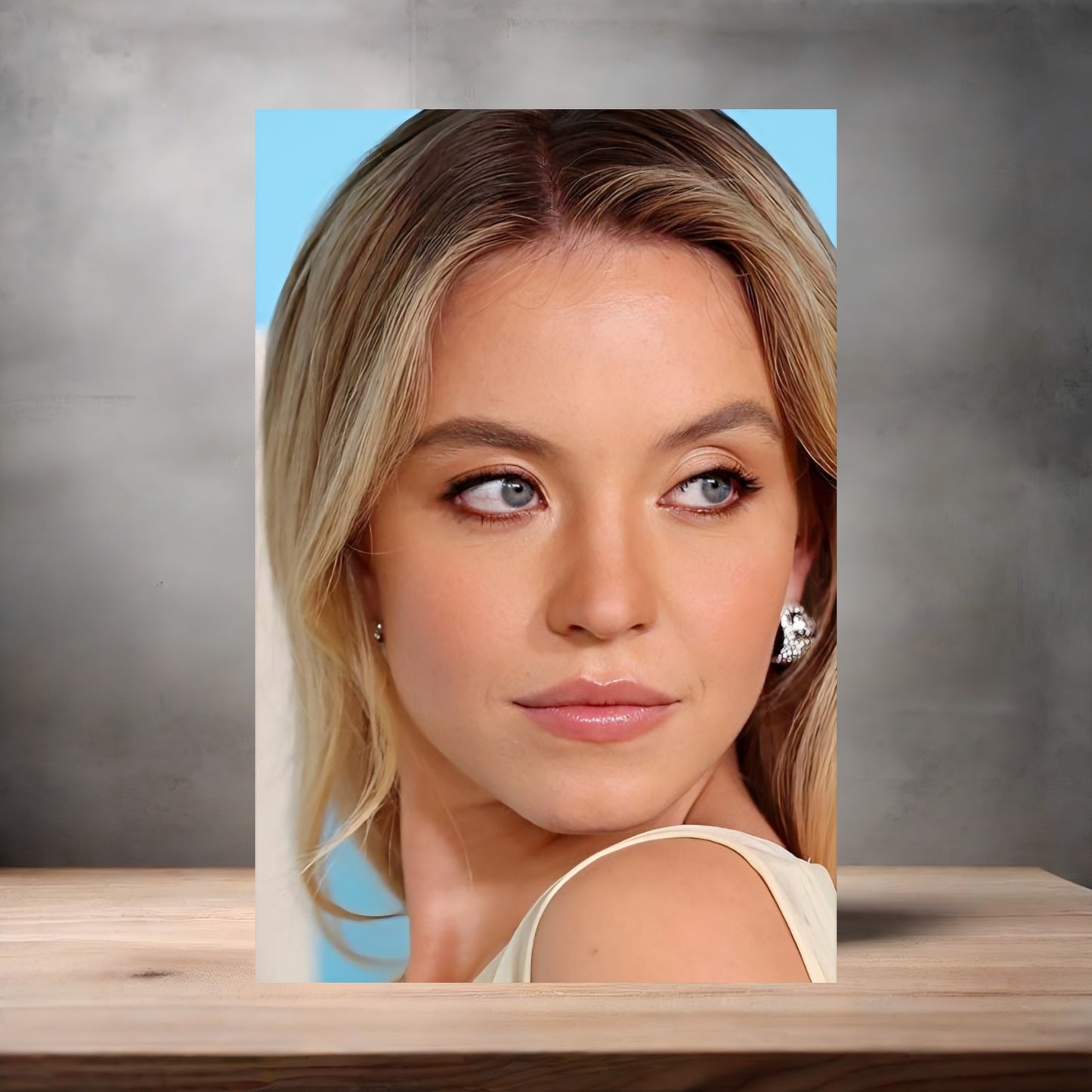 Sexy Sydney Sweeney metal poster. Multiple sizes available. Hot H