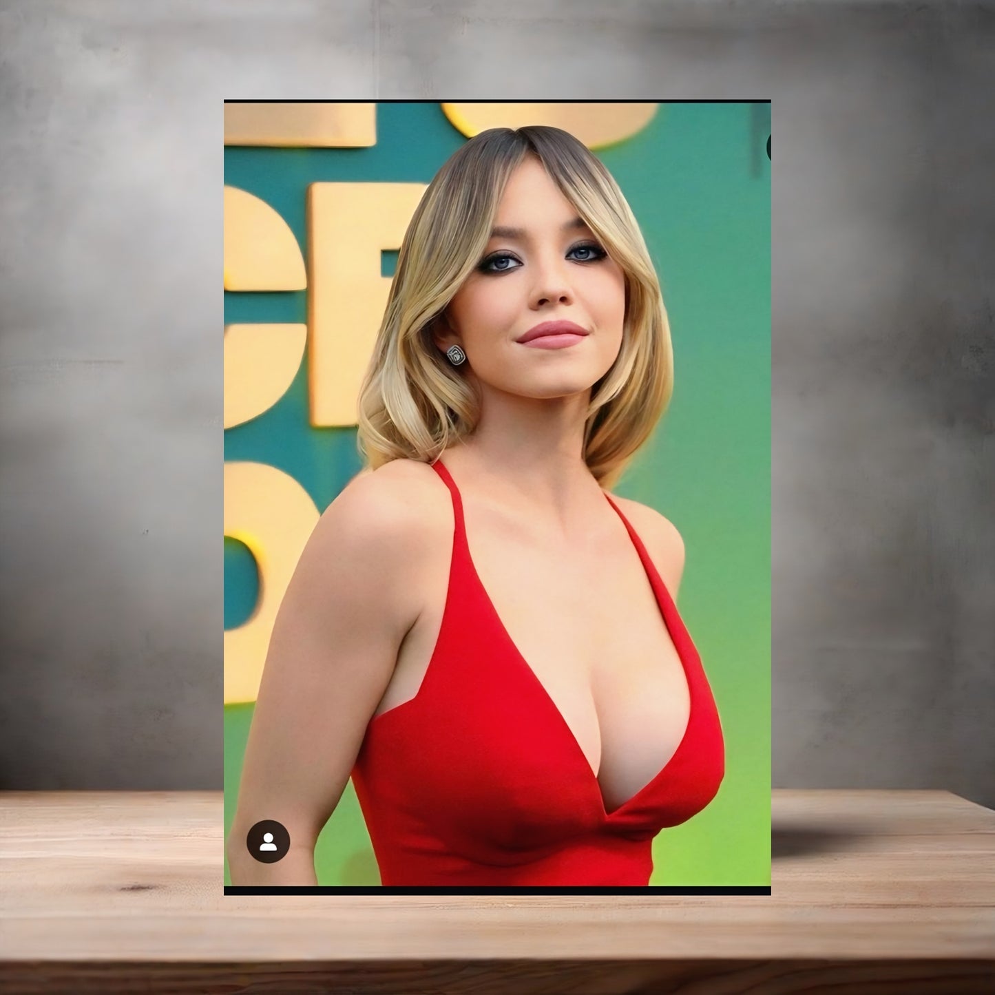Sexy Sydney Sweeney metal poster. Multiple sizes available. Hot B