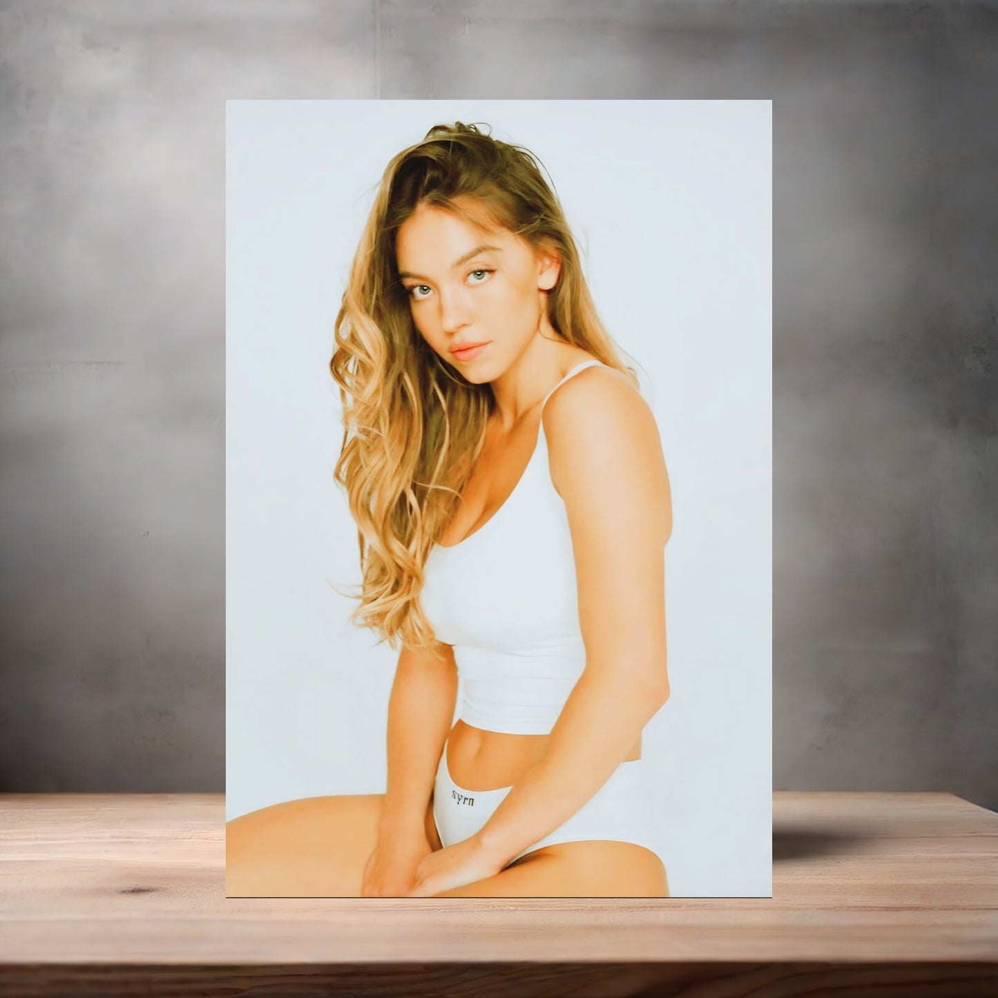 Sexy Sydney Sweeney metal poster. Multiple sizes available. Hot D5