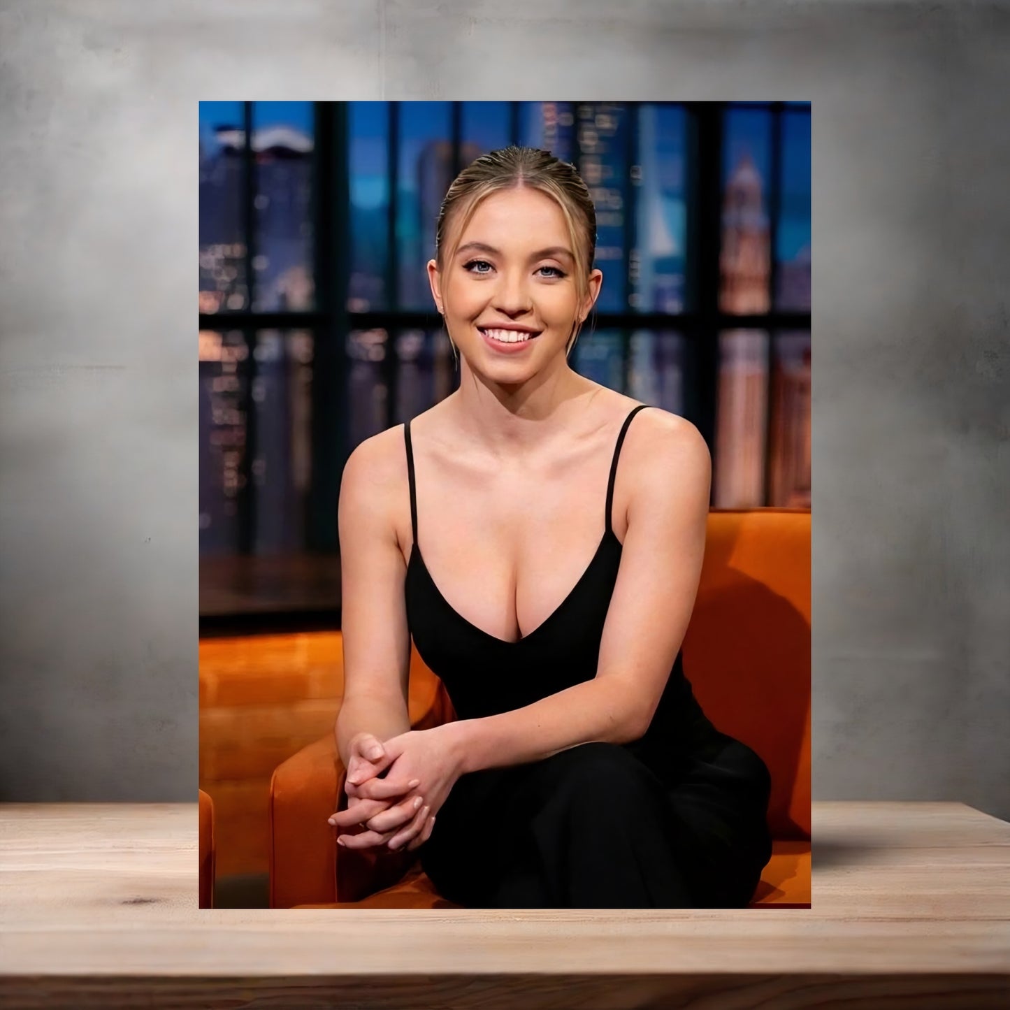 Sexy Sydney Sweeney metal poster. Multiple sizes available. Hot D1