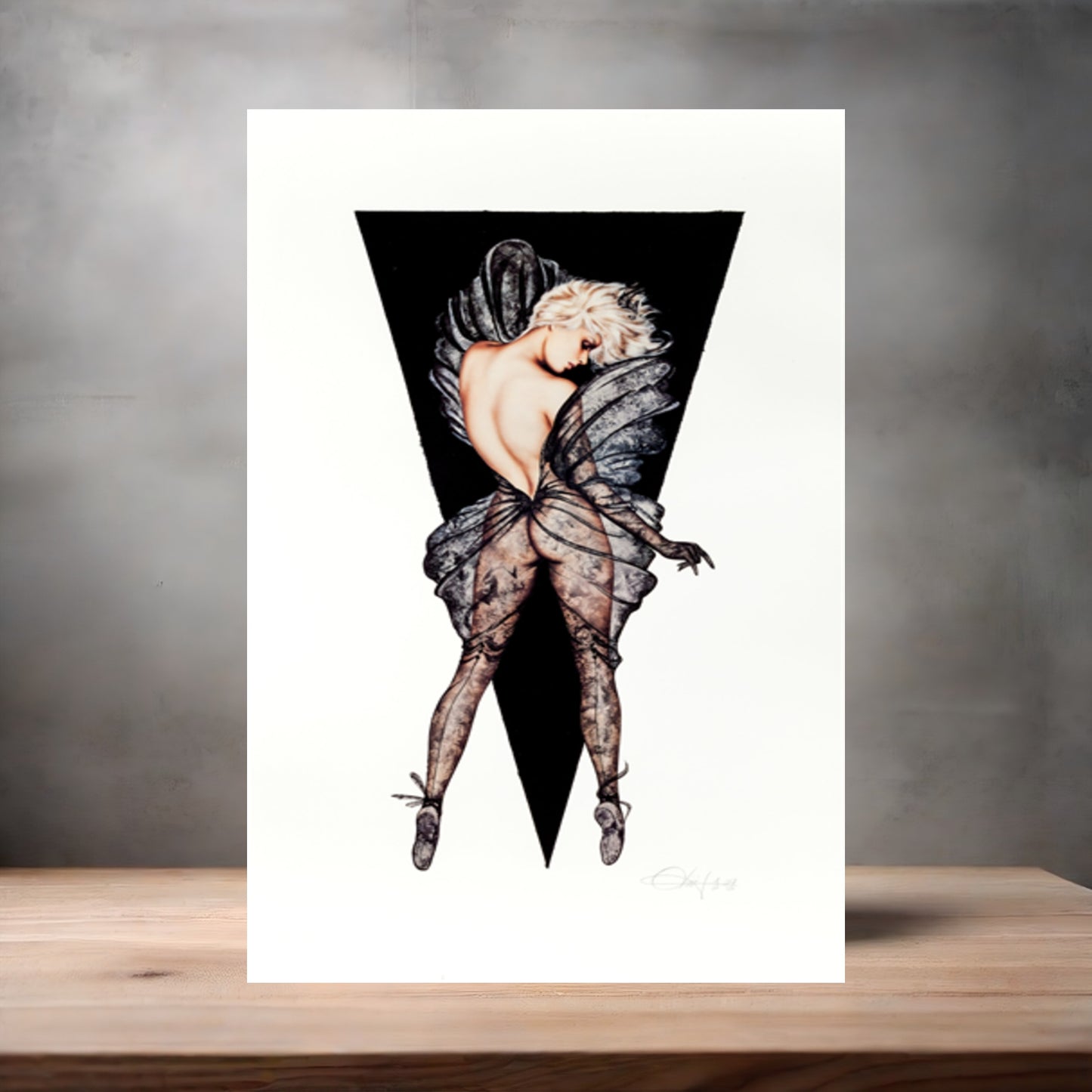 Olivia De Berardinis NSFW poster with multiple size and finish options. Bermuda Triangle