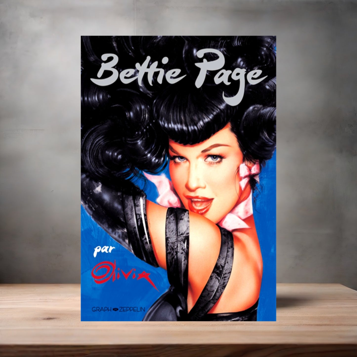 Olivia De Berardinis NSFW poster with multiple size and finish options. Bettie Page