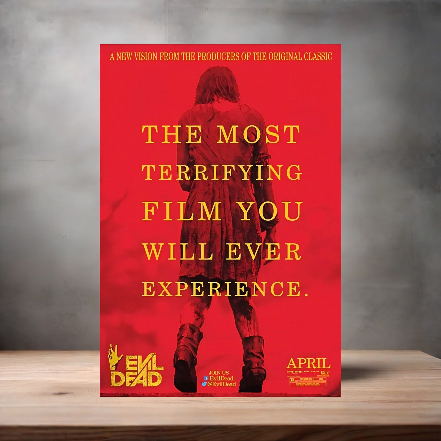 The Evil Dead horror movie poster with multiple size and finish options. B5