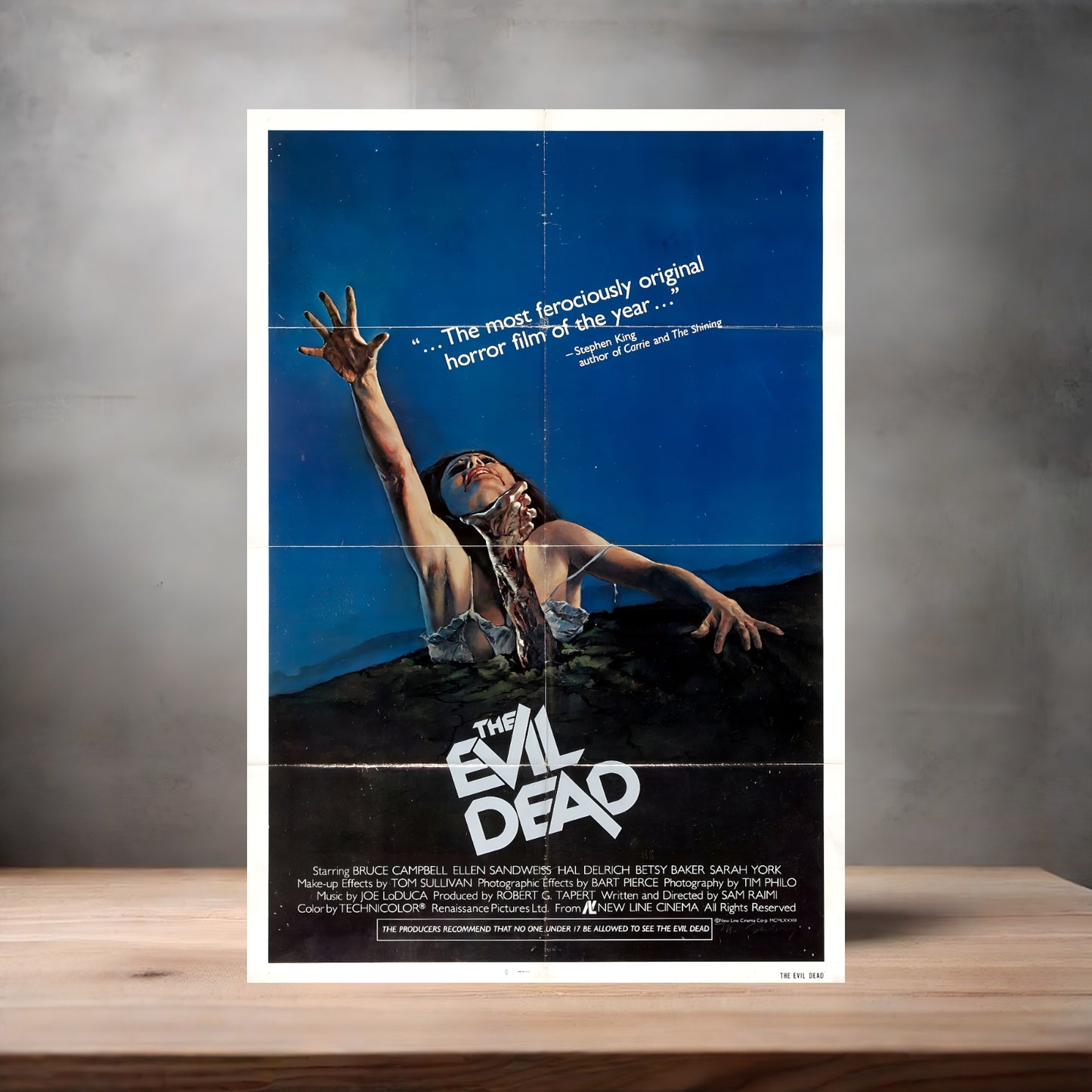 The Evil Dead horror movie poster with multiple size and finish options. a7