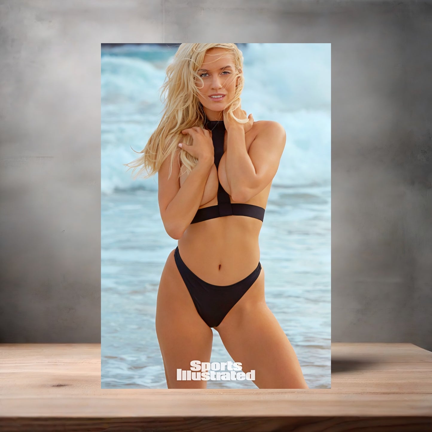 Paige Spiranac Sports Illustrated swimsuit poster with multiple size and finish options.