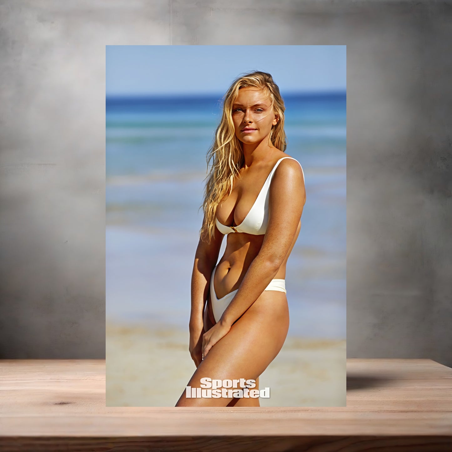 Camille Kostek Sports Illustrated swimsuit poster with multiple size and finish options. C8