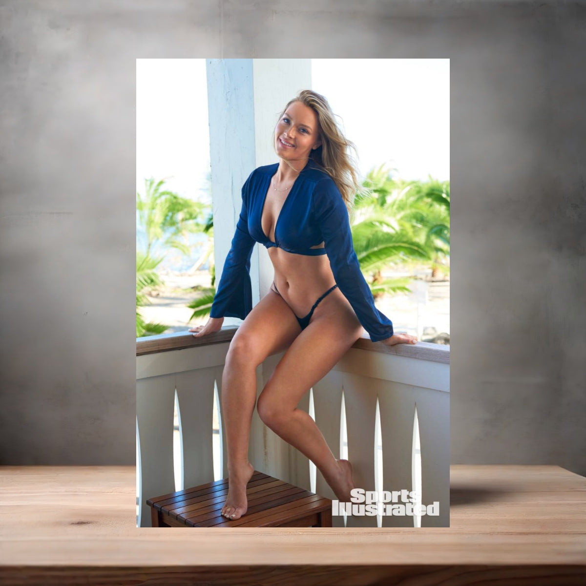 Camille Kostek Sports Illustrated swimsuit poster with multiple size and finish options. A3