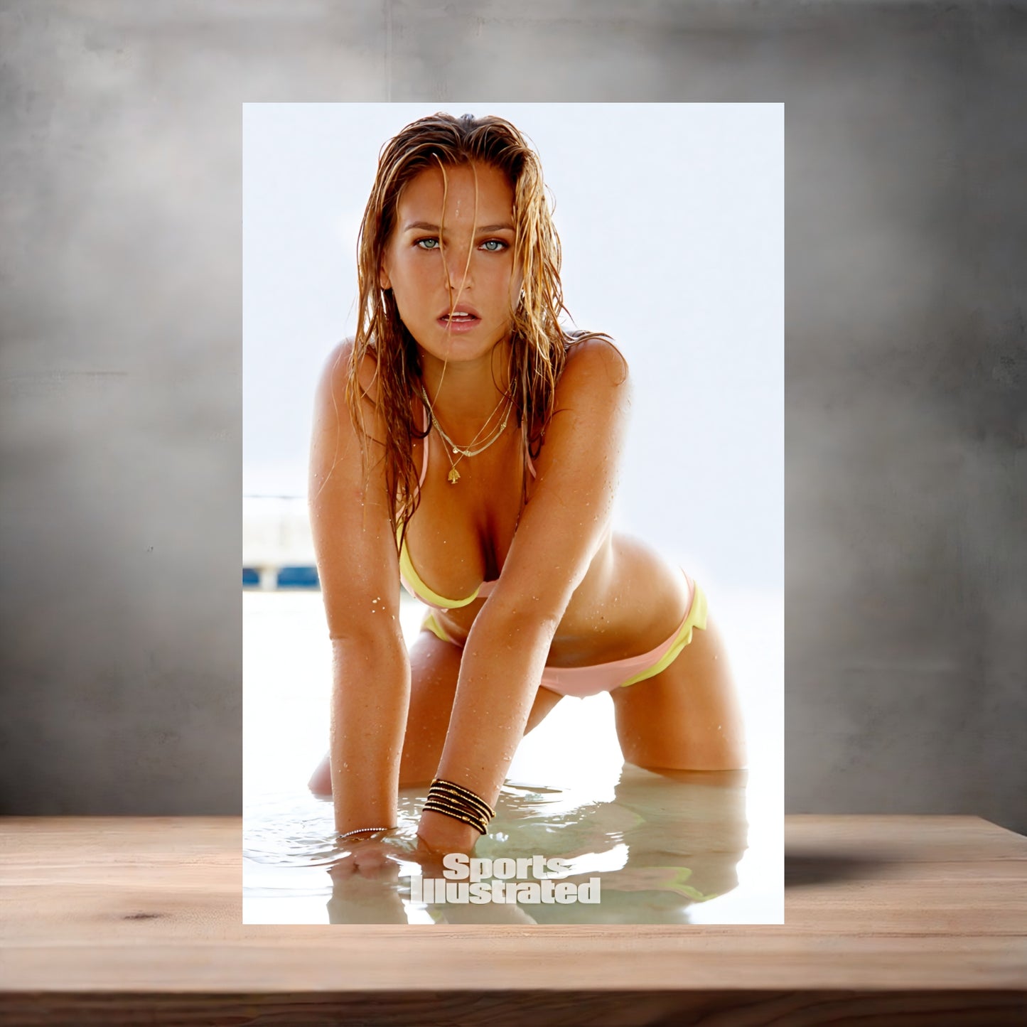 Bar Rafaeli sexy bikini poster with multiple size and finish options. C10