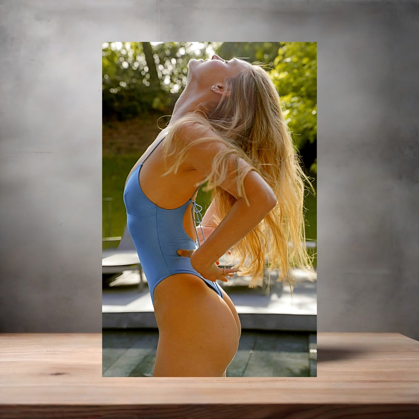 Bar Rafaeli sexy bikini poster with multiple size and finish options. C1